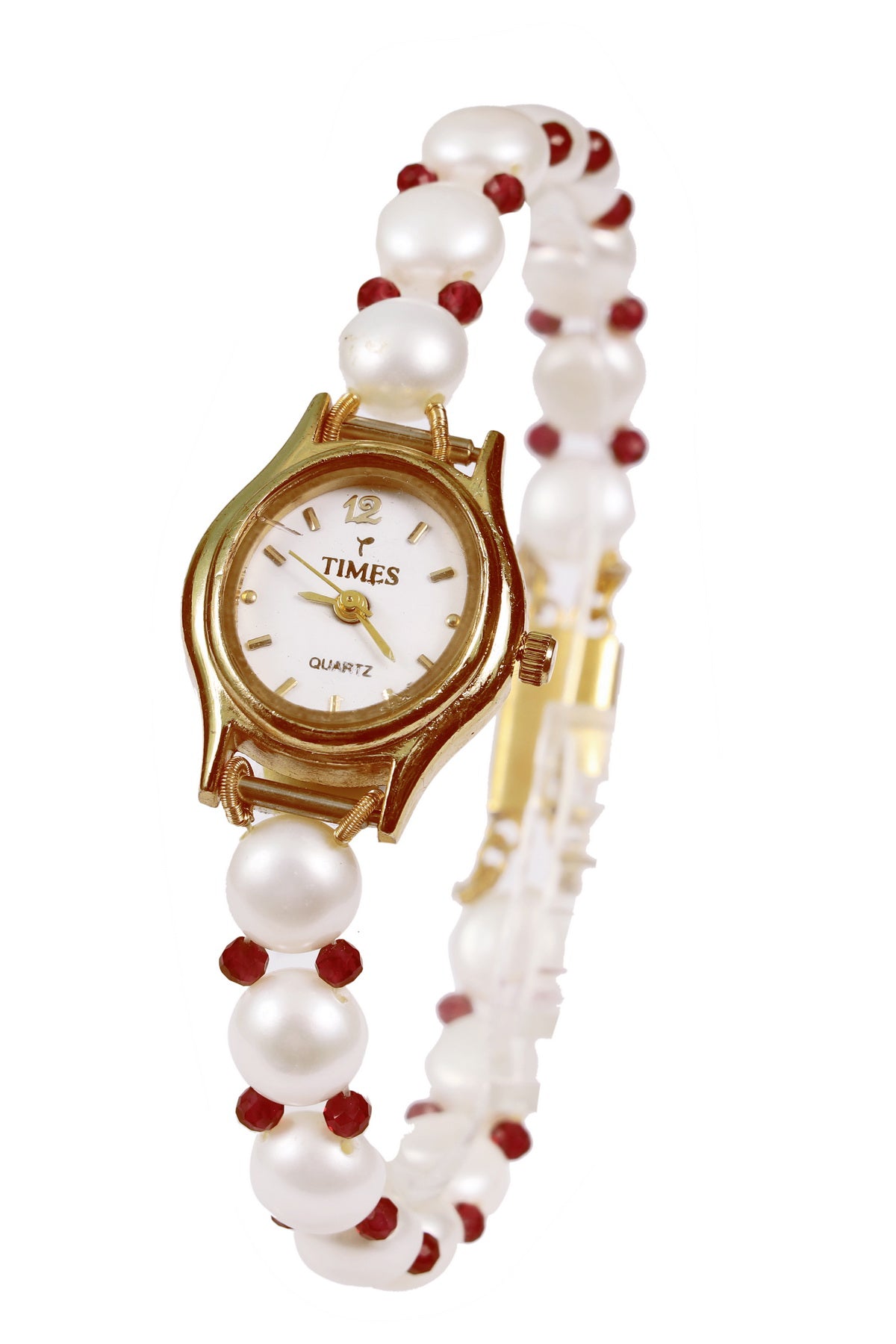 Designer Real Natural Fresh Water Pearl Watch With Certificate(D.No ADBLS103)