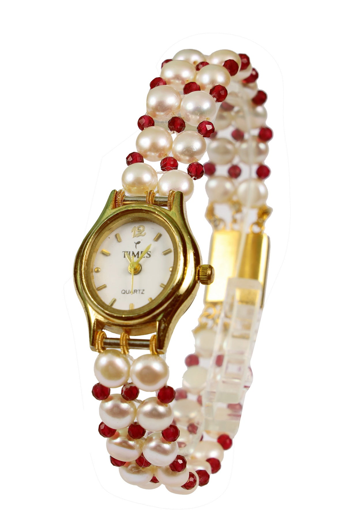 Designer Real Natural Fresh Water Pearl Watch With Certificate(D.No ADBLS106)