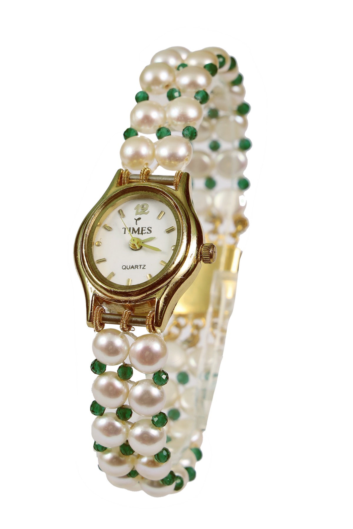 Designer Real Natural Fresh Water Pearl Watch With Certificate(D.No ADBLS108)