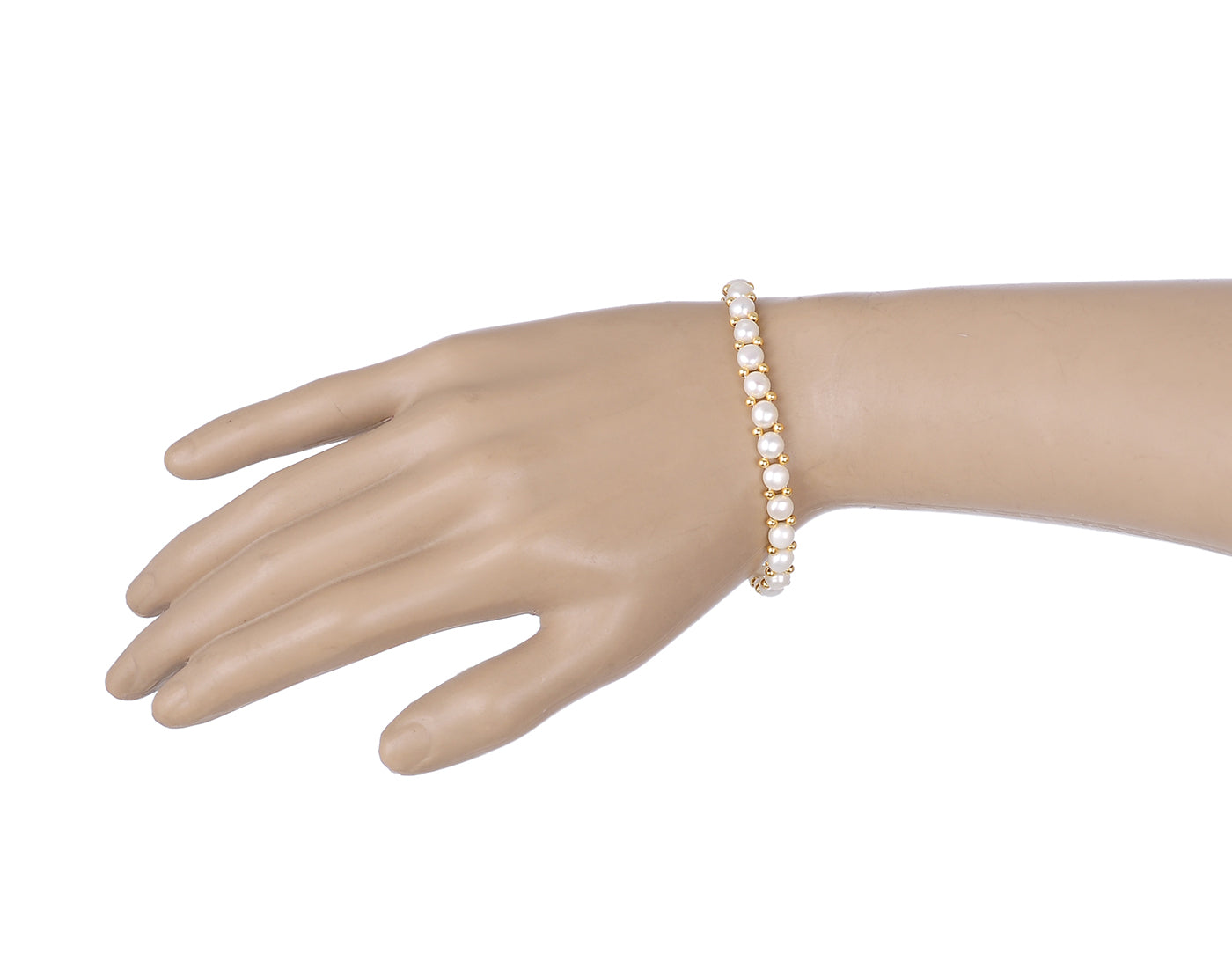 Real Natural Fresh Water Pearl Bracelet With Certificate(D.No ADBLS193)