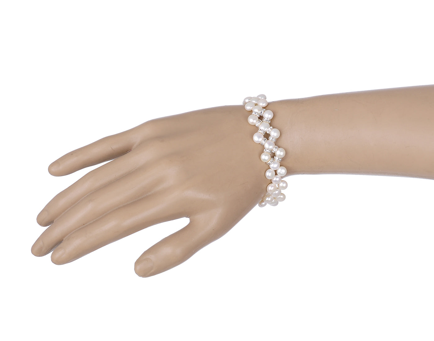 Real Natural Fresh Water Pearl Bracelet With Certificate(D.No ADBLS200)