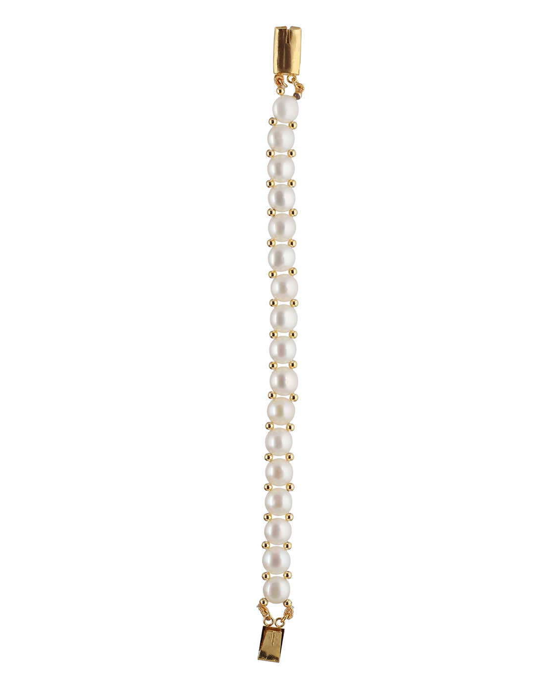 Real Natural Fresh Water Pearl Bracelet With Certificate(D.No ADBLS201)