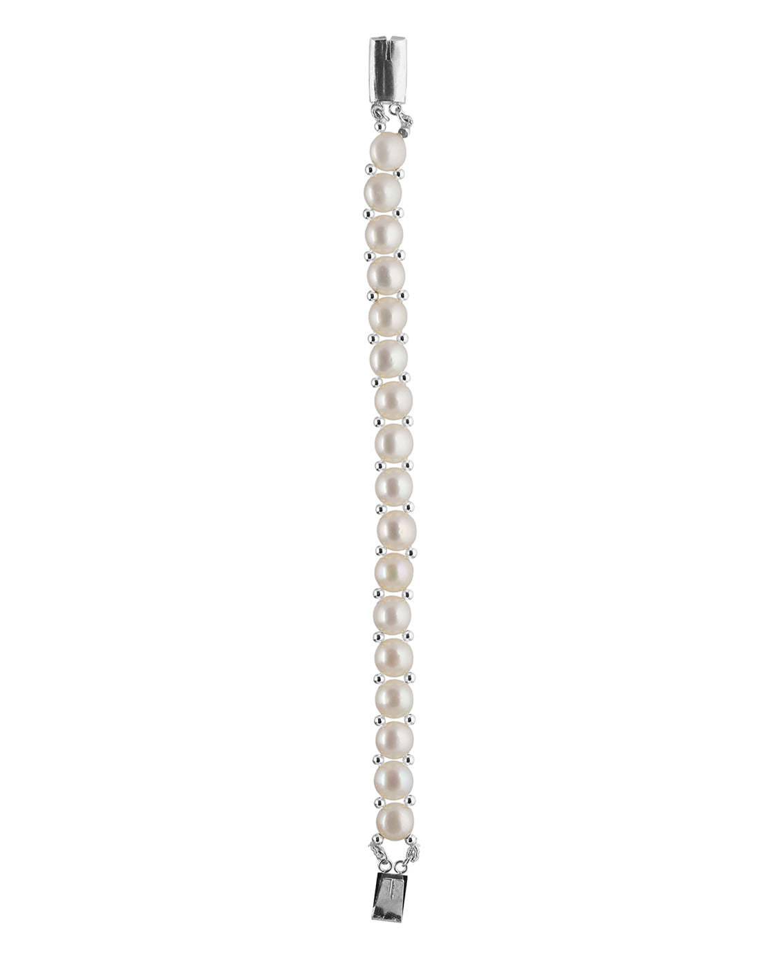 Real Natural Fresh Water Pearl Bracelet With Certificate(D.No ADBLS205)