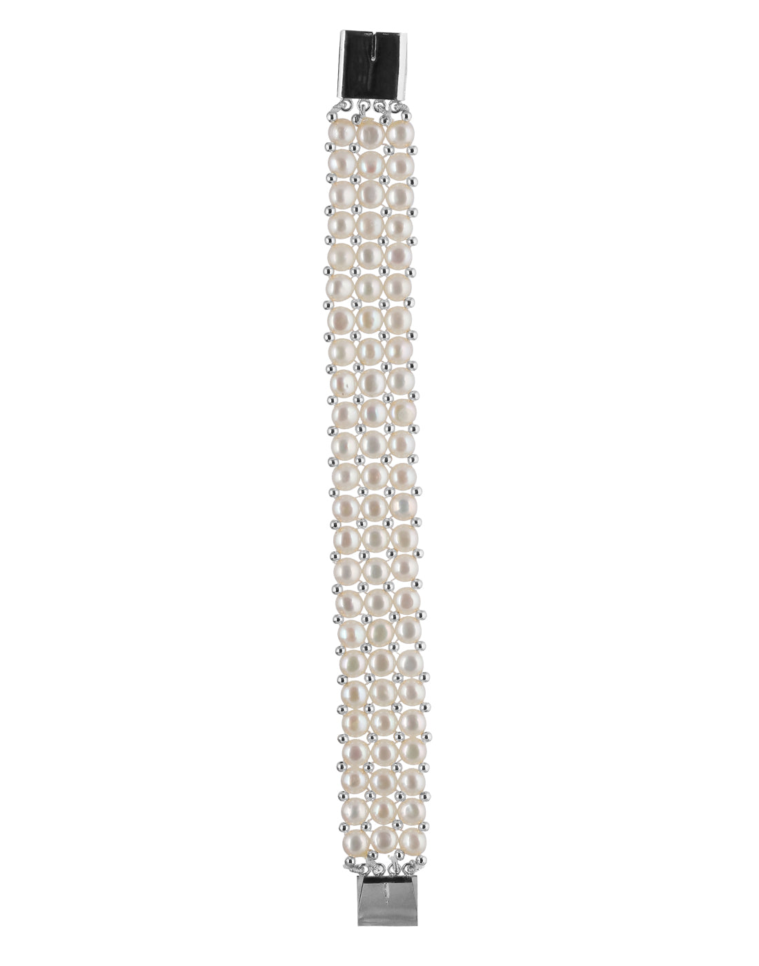 Real Natural Fresh Water Pearl Bracelet With Certificate(D.No ADBLS207)