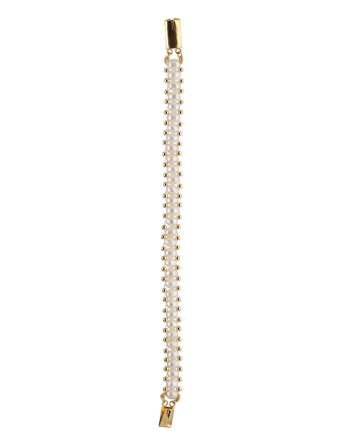 Real Natural Fresh Water Pearl Bracelet With Certificate(D.No ADBLS209)