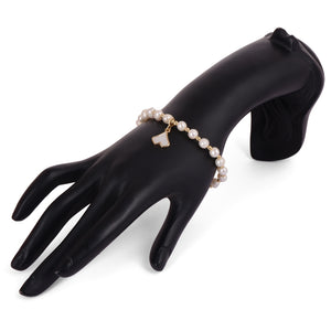 Real Natural Fresh Water Pearl Bracelet With Certificate(D.No ADBLS220)