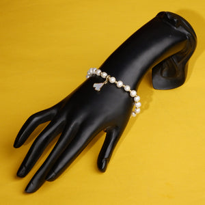 Real Natural Fresh Water Pearl Bracelet With Certificate(D.No ADBLS220)