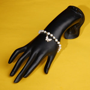 Real Natural Fresh Water Pearl Bracelet With Certificate(D.No ADBLS221)