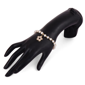 Real Natural Fresh Water Pearl Bracelet With Certificate(D.No ADBLS227)