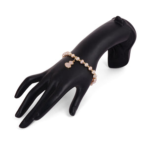 Real Natural Fresh Water Pearl Bracelet With Certificate(D.No ADBLS229)