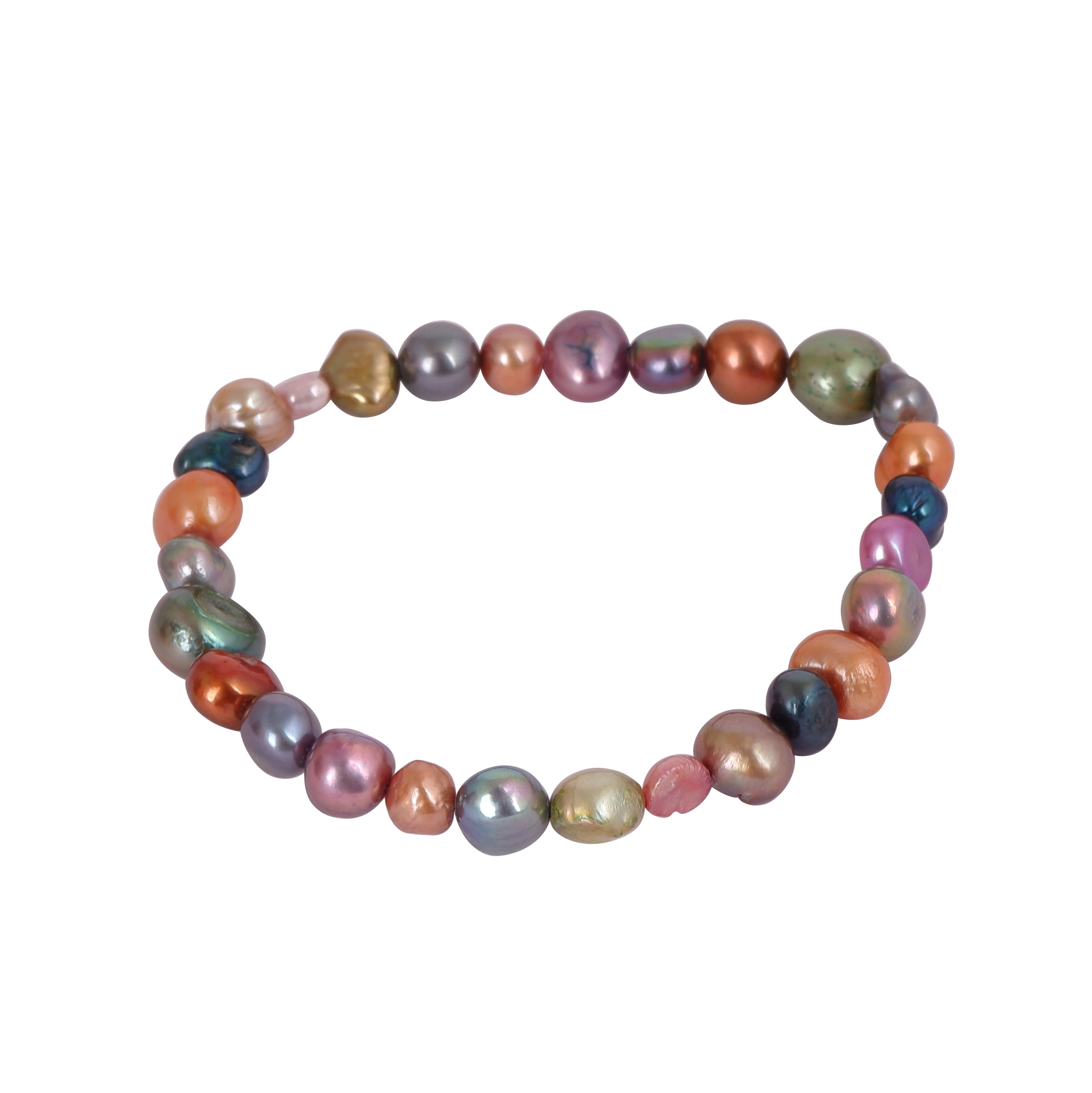 Real Natural Fresh Water Pearl Bracelet With Certificate(D.No ADBLS231)