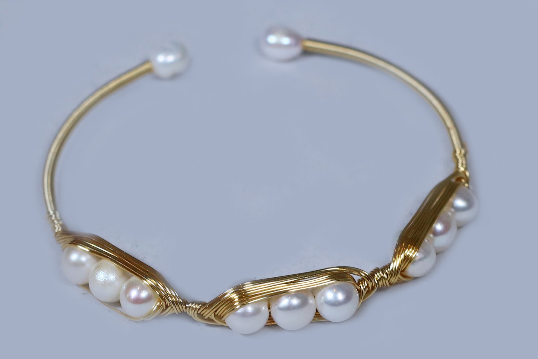 Authentic Real Natural Fresh Water Pearl Bracelet With Certificate(D.No ADBLS255)