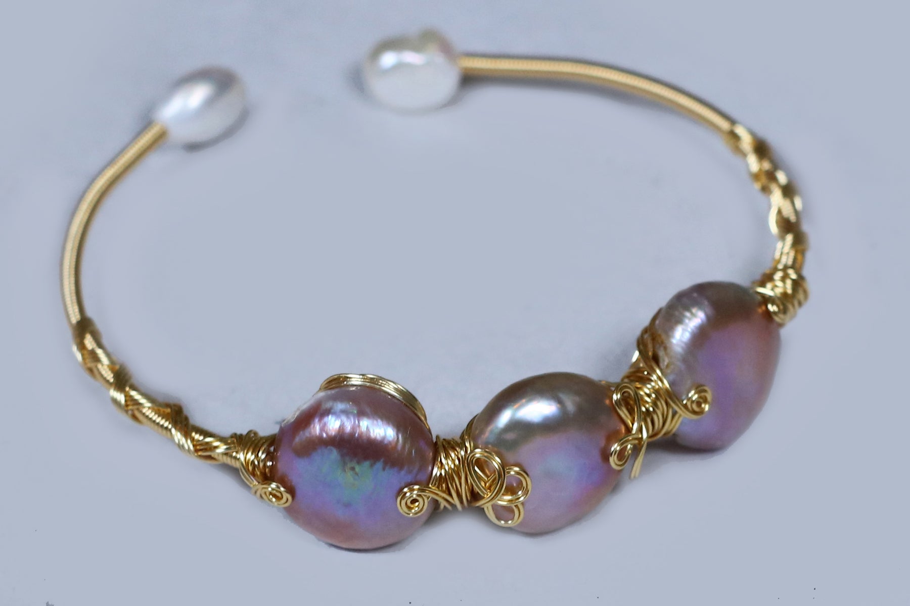 Authentic Real Natural Fresh Water Pearl Bracelet With Certificate(D.No ADBLS256)