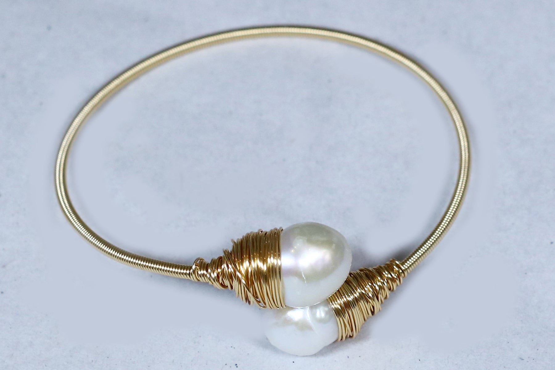 Authentic Real Natural Fresh Water Pearl Bracelet With Certificate(D.No ADBLS262)