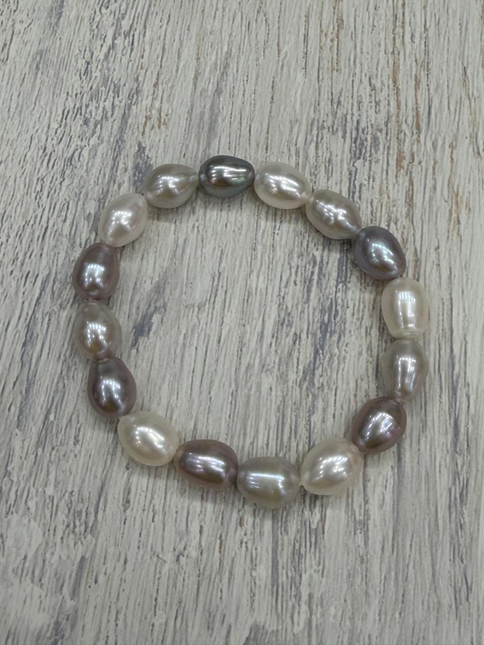 Real Natural Fresh Water Pearl Bracelet With Certificate(D.No ADBLS300)