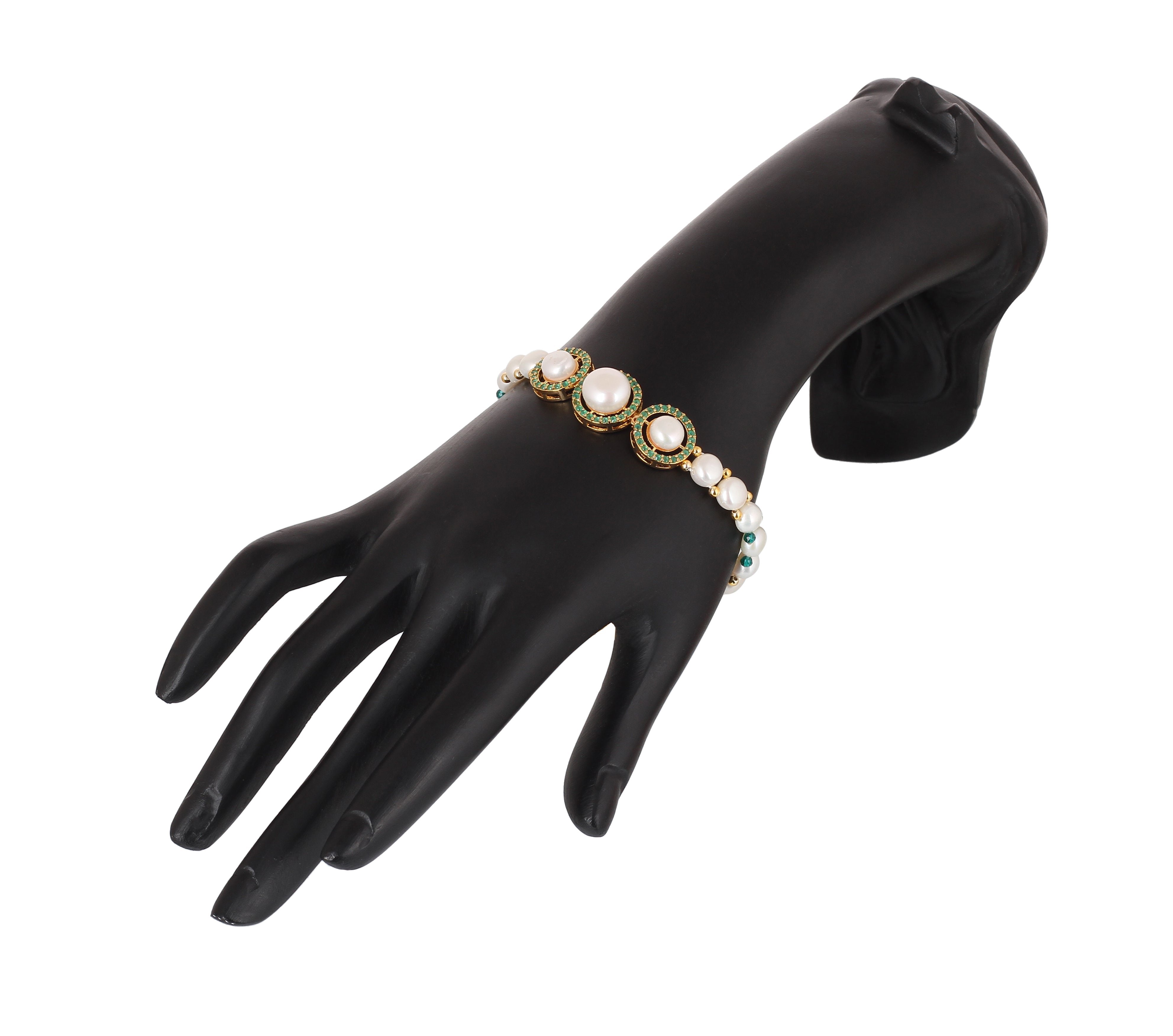 Real Natural Fresh Water Pearl Bracelet With Certificate(D.No ADBLS344)