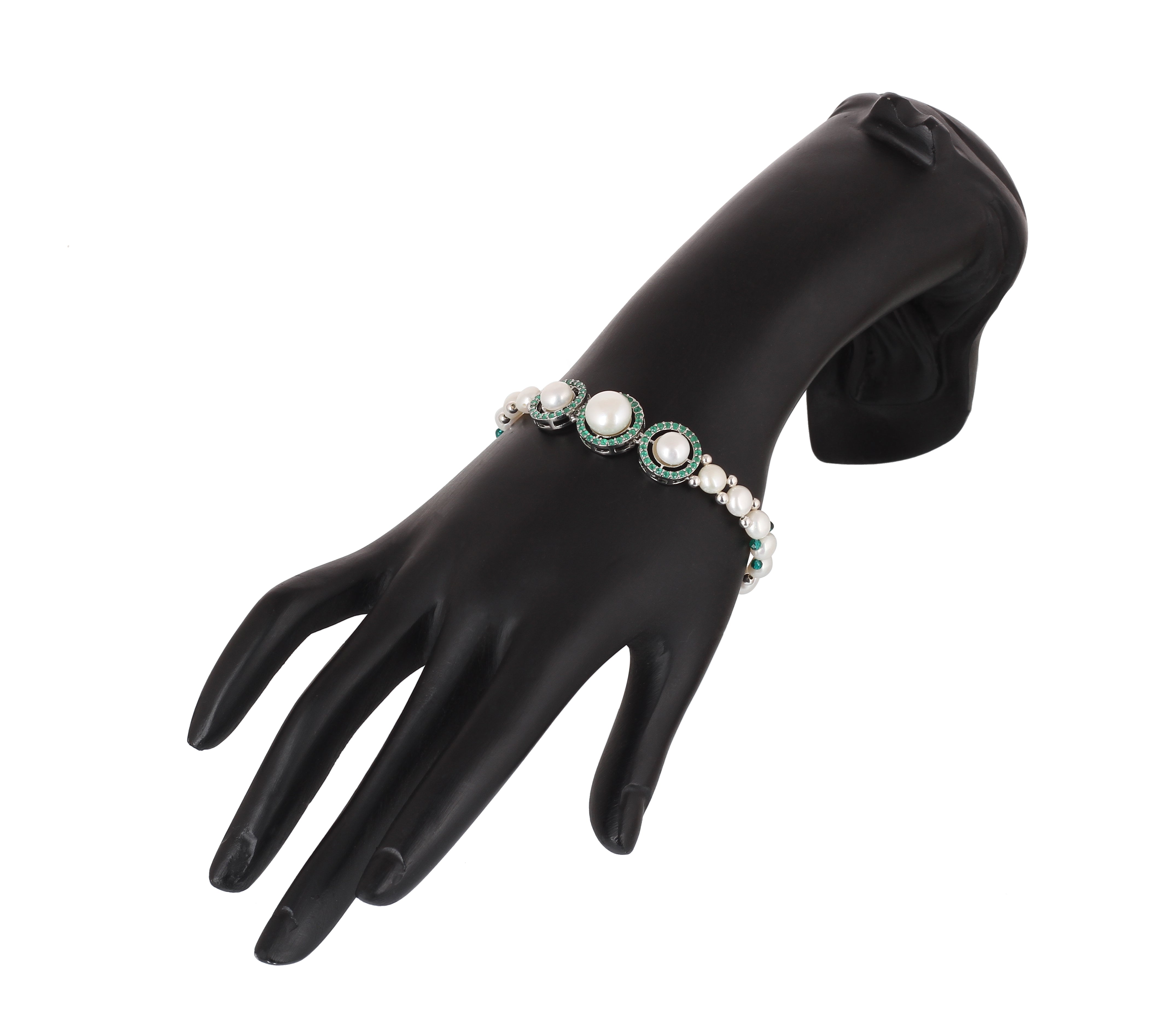 Real Natural Fresh Water Pearl Bracelet With Certificate(D.No ADBLS350)