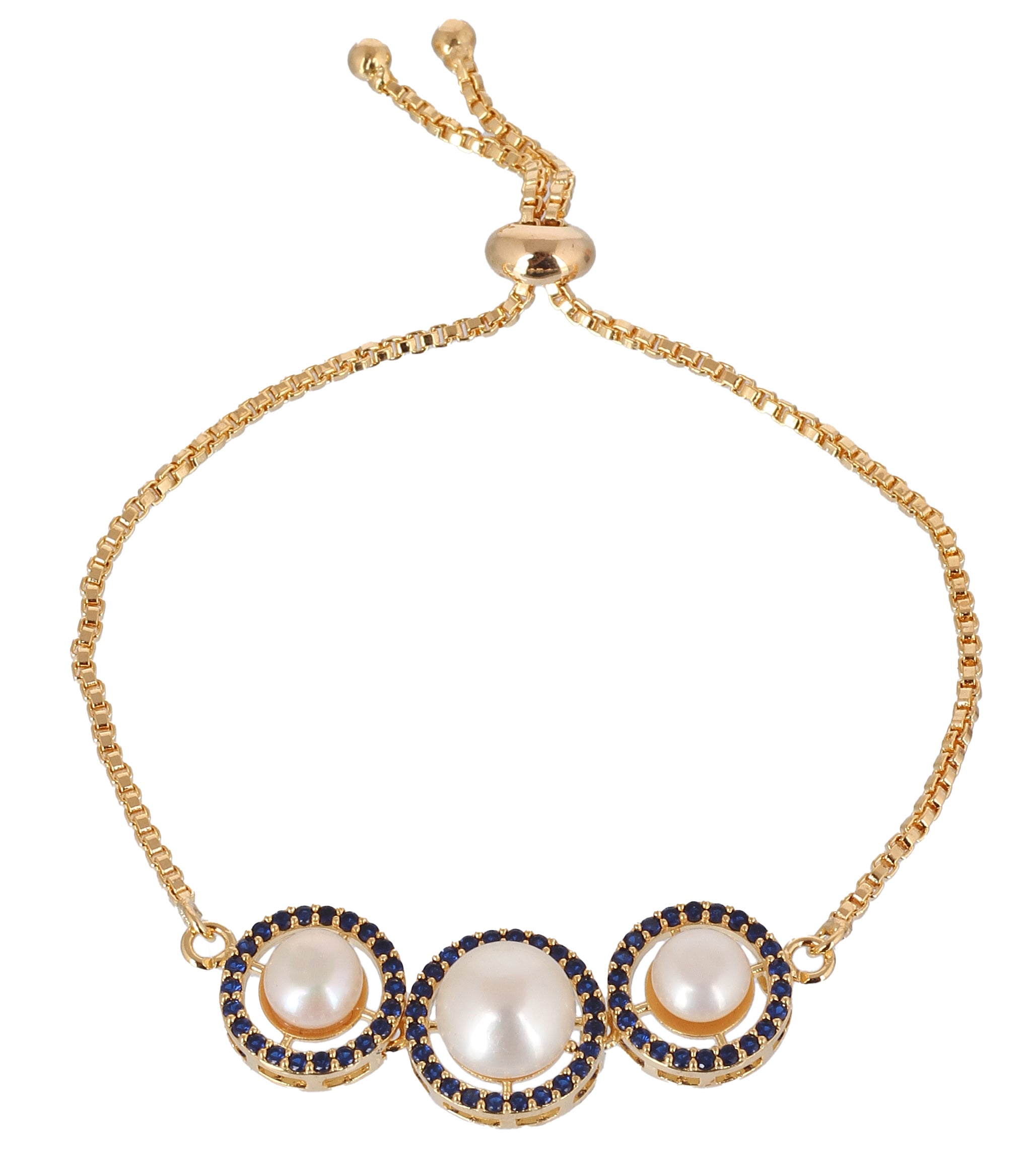 Real Natural Fresh Water Pearl Bracelet With Certificate(D.No ADBLS353)
