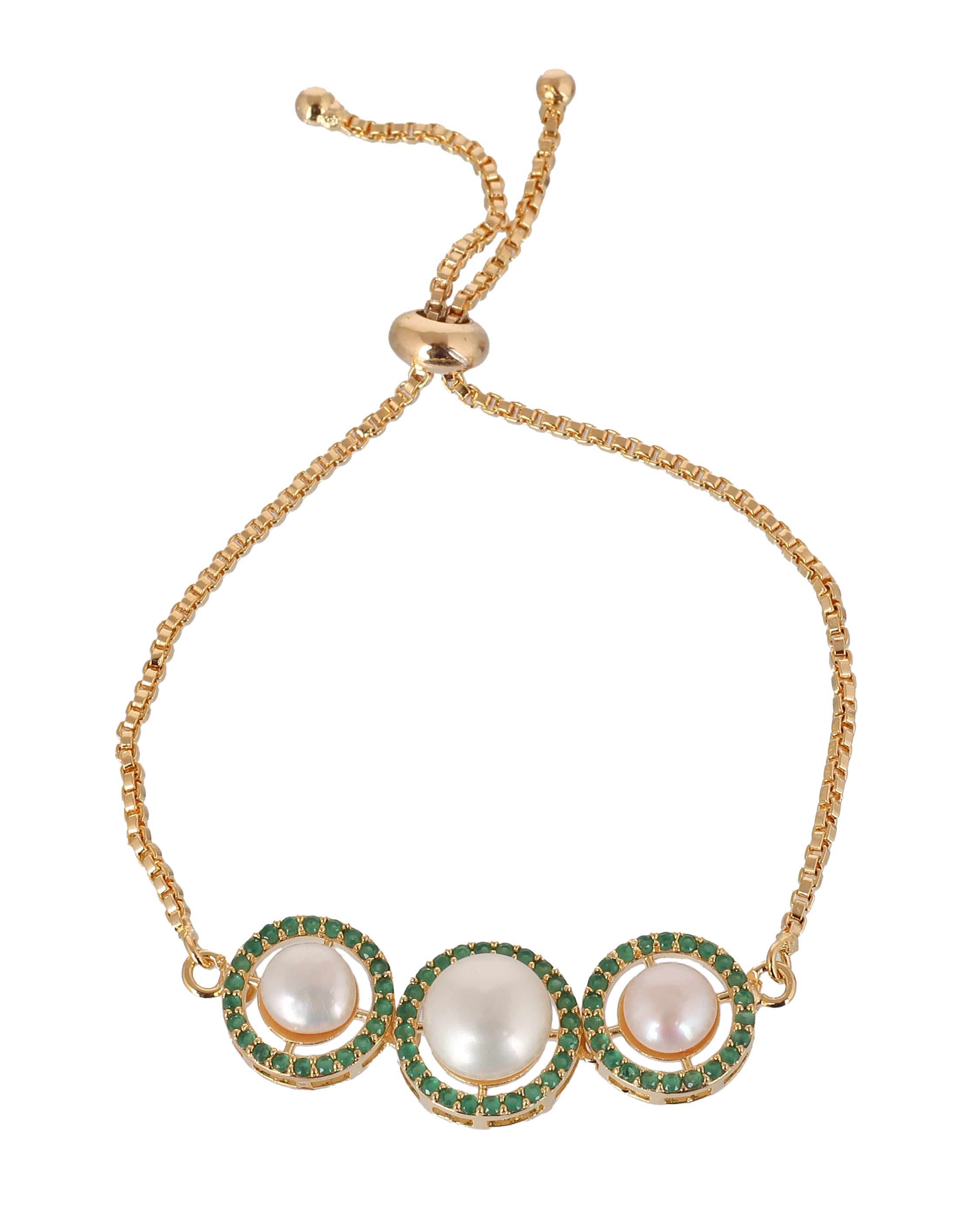 Real Natural Fresh Water Pearl Bracelet With Certificate(D.No ADBLS355)