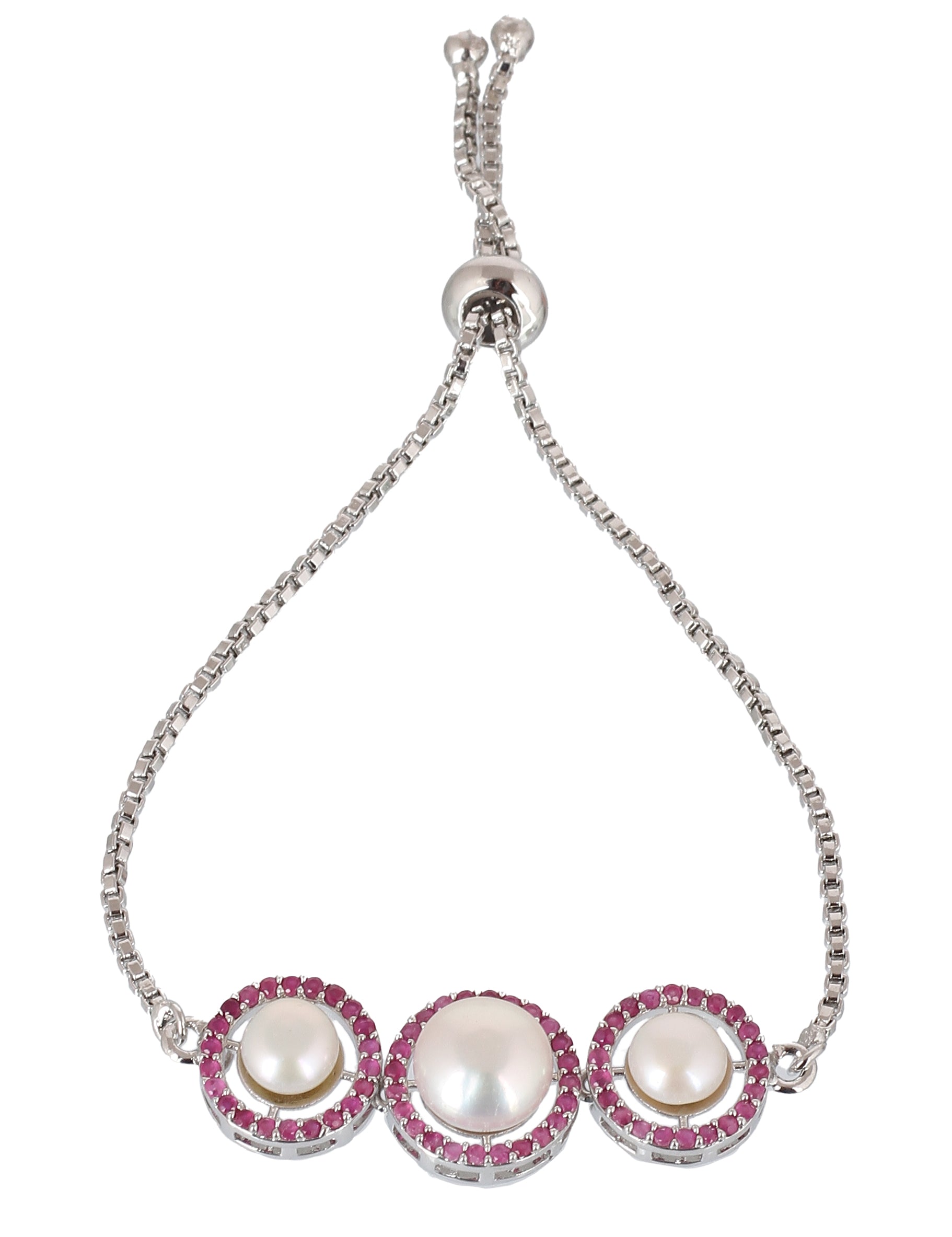 Real Natural Fresh Water Pearl Bracelet With Certificate(D.No ADBLS359)