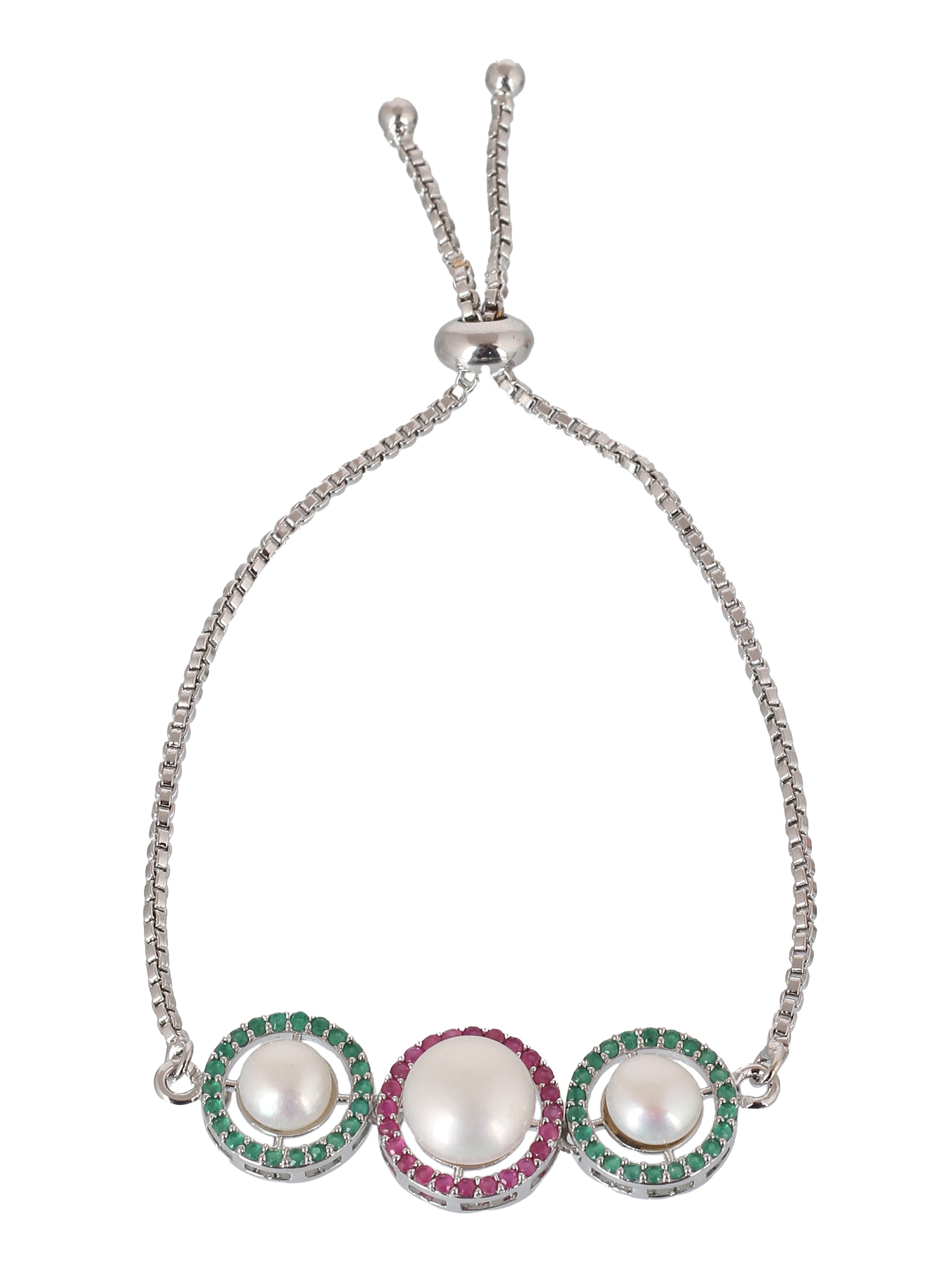 Real Natural Fresh Water Pearl Bracelet With Certificate(D.No ADBLS362)