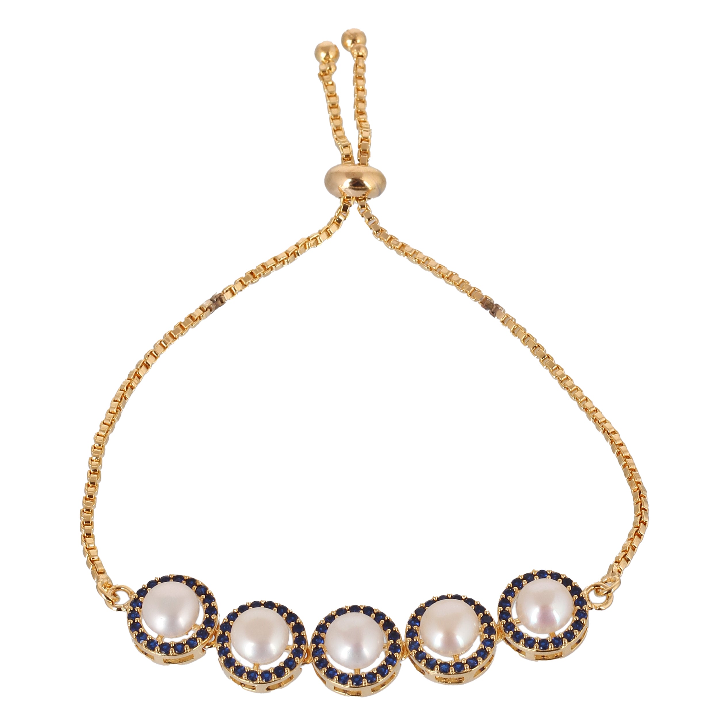 Real Natural Fresh Water Pearl Bracelet With Certificate(D.No ADBLS363)