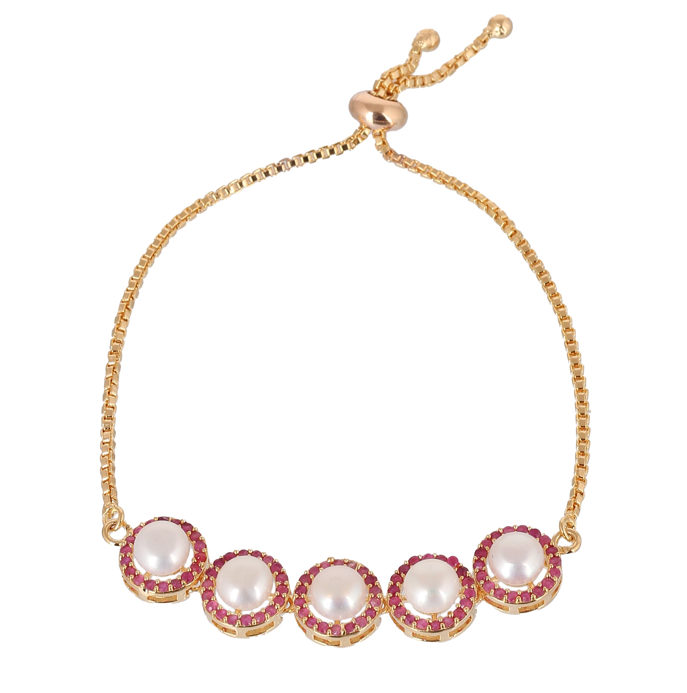 Real Natural Fresh Water Pearl Bracelet With Certificate(D.No ADBLS365)