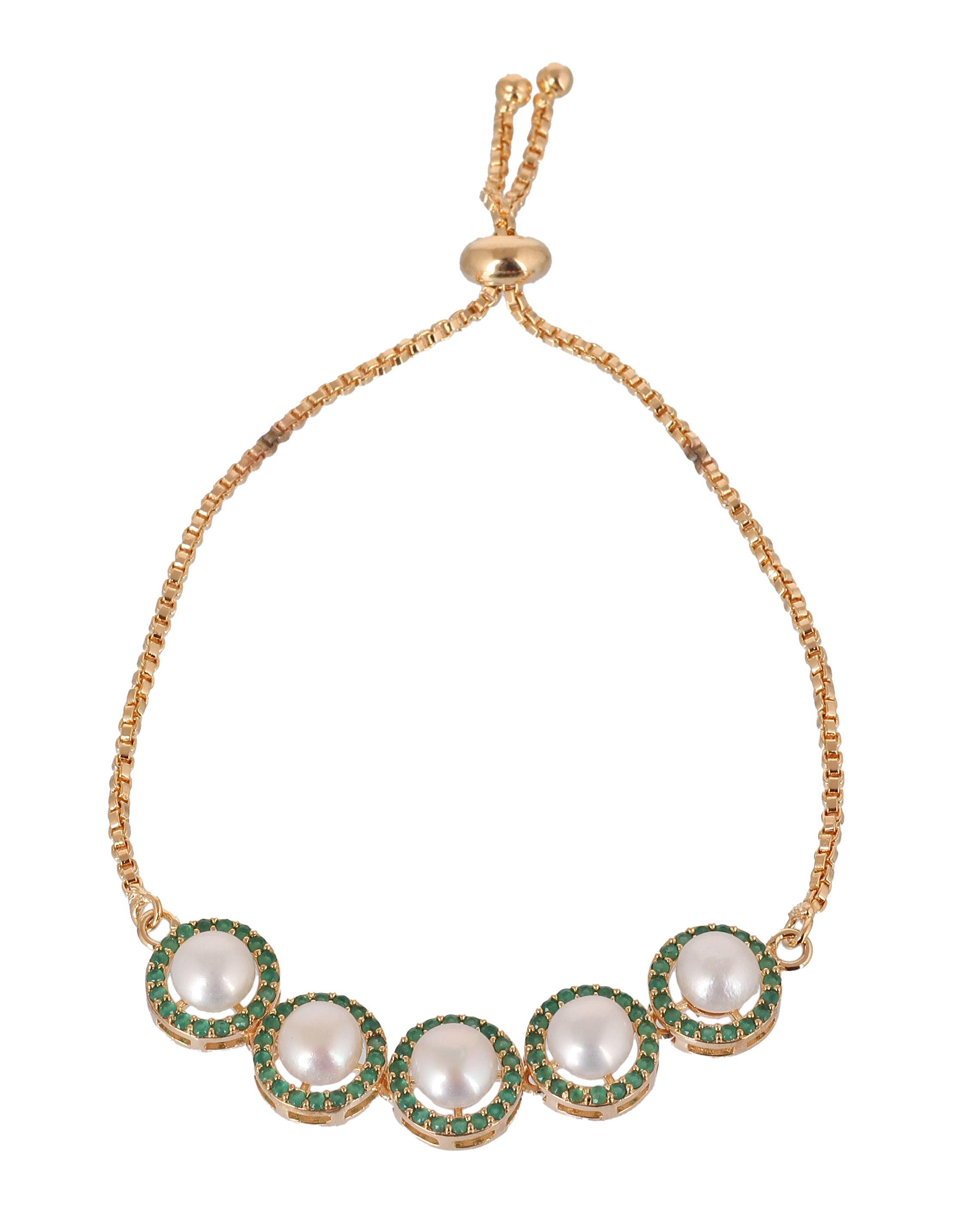 Real Natural Fresh Water Pearl Bracelet With Certificate(D.No ADBLS366)