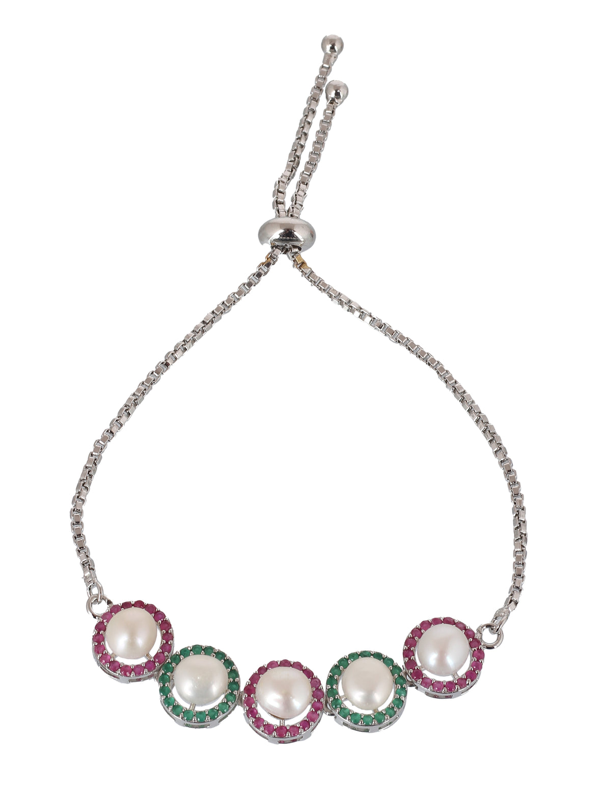 Real Natural Fresh Water Pearl Bracelet With Certificate(D.No ADBLS369)