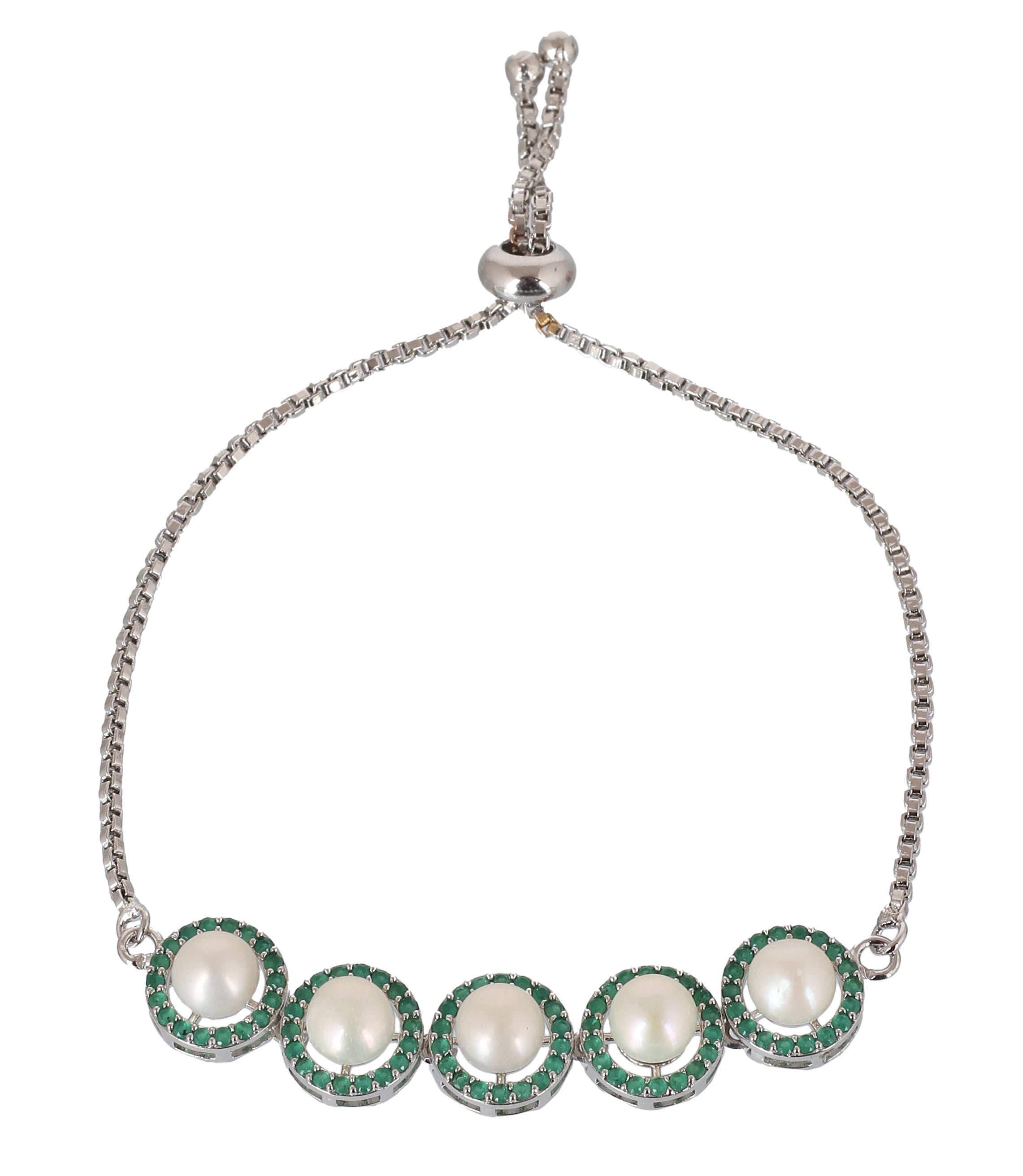 Real Natural Fresh Water Pearl Bracelet With Certificate(D.No ADBLS370)