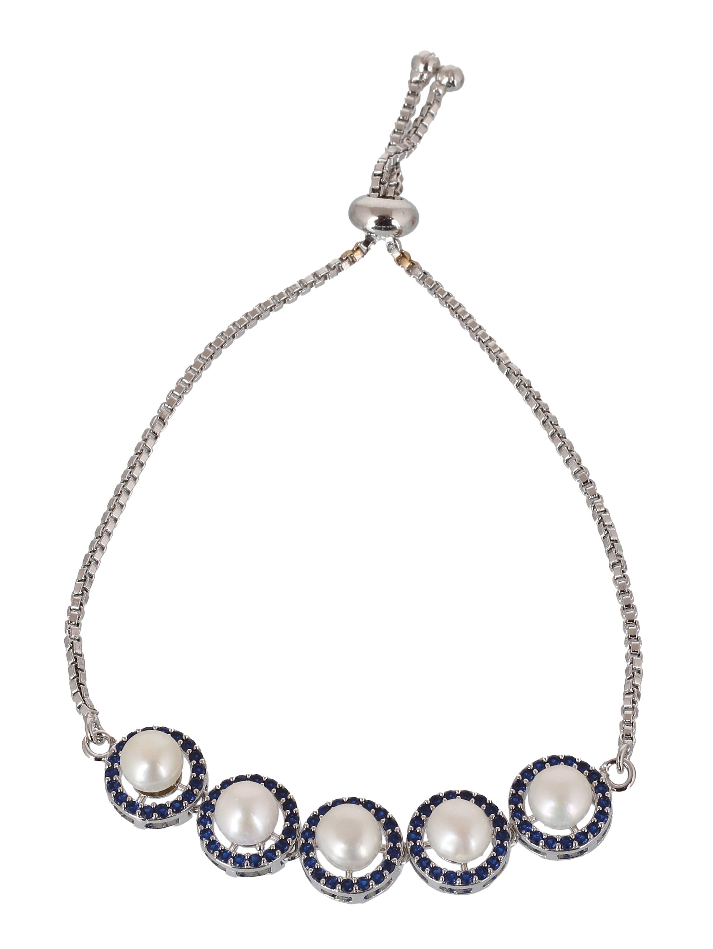 Real Natural Fresh Water Pearl Bracelet With Certificate(D.No ADBLS371)