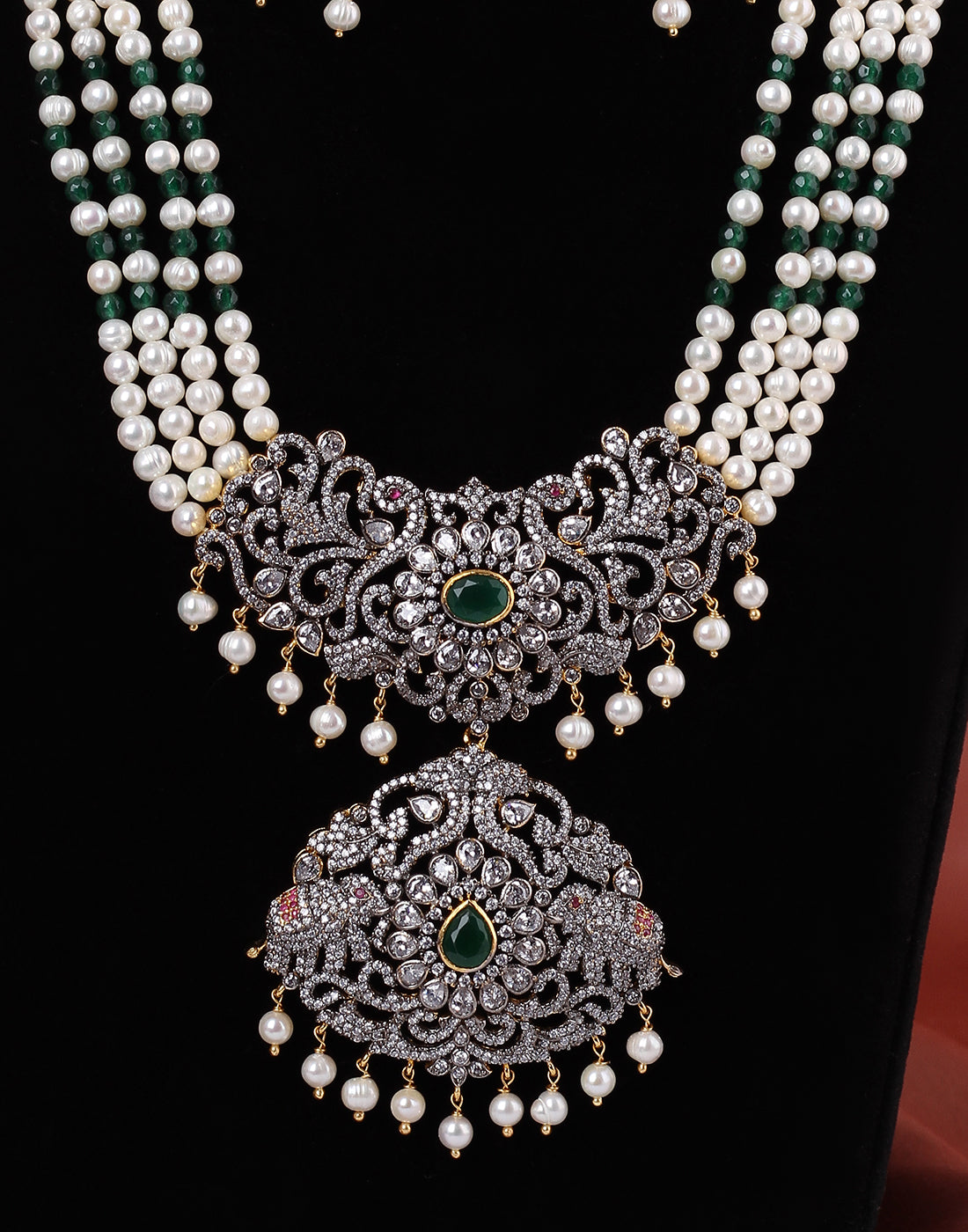 Real Natural Fresh Water Rani Haar Pearl Set With Certificate(D.No ADPRLS1526)