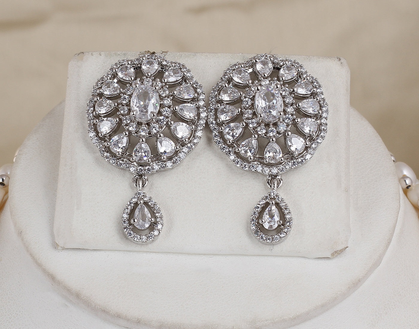 Real Natural Fresh Water Exclusive Pearl Set With Certificate(D.No ADPRLS1725)