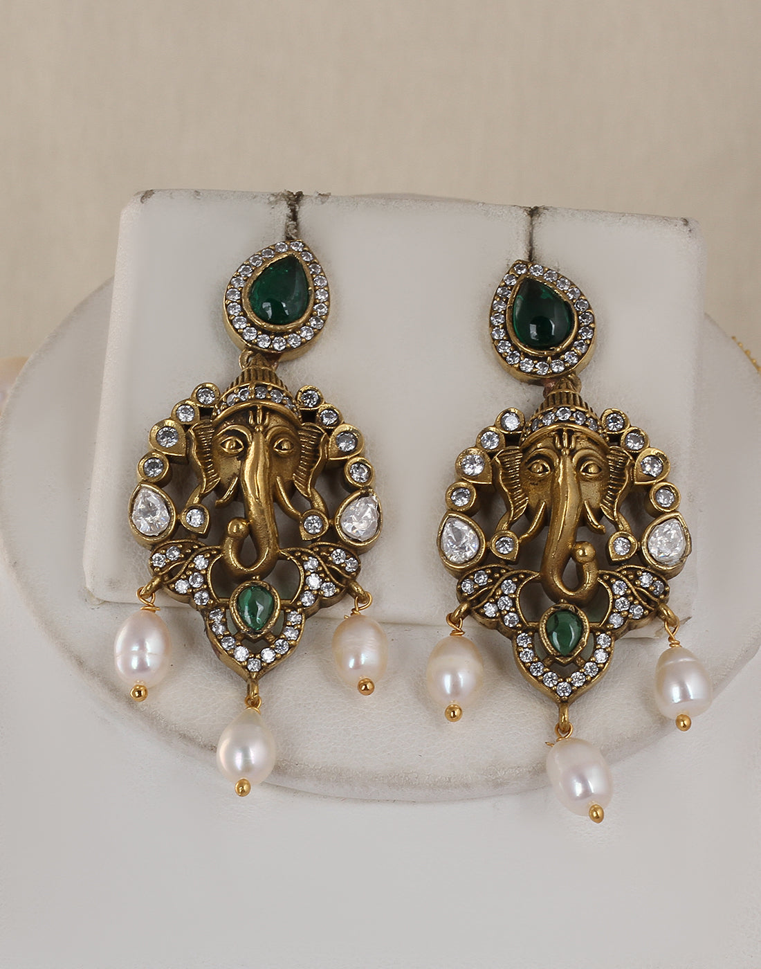 Real Natural Fresh Water Double String Pearl Set With Certificate(D.No ADPRLS1764)