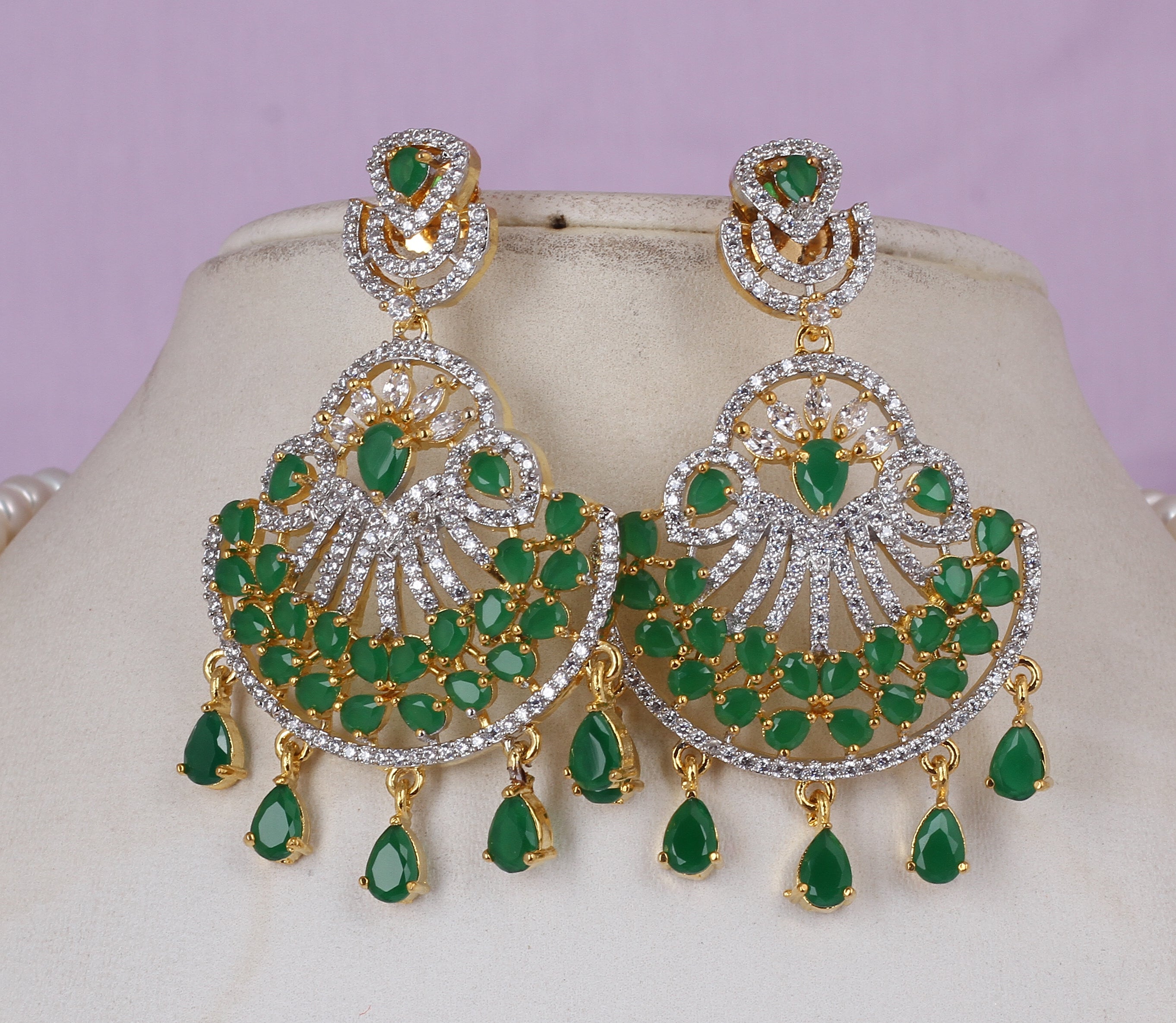 Real Natural Fresh Water Multi Layer Rani Haar Pearl Set With Certificate(D.No ADPRLS1822)