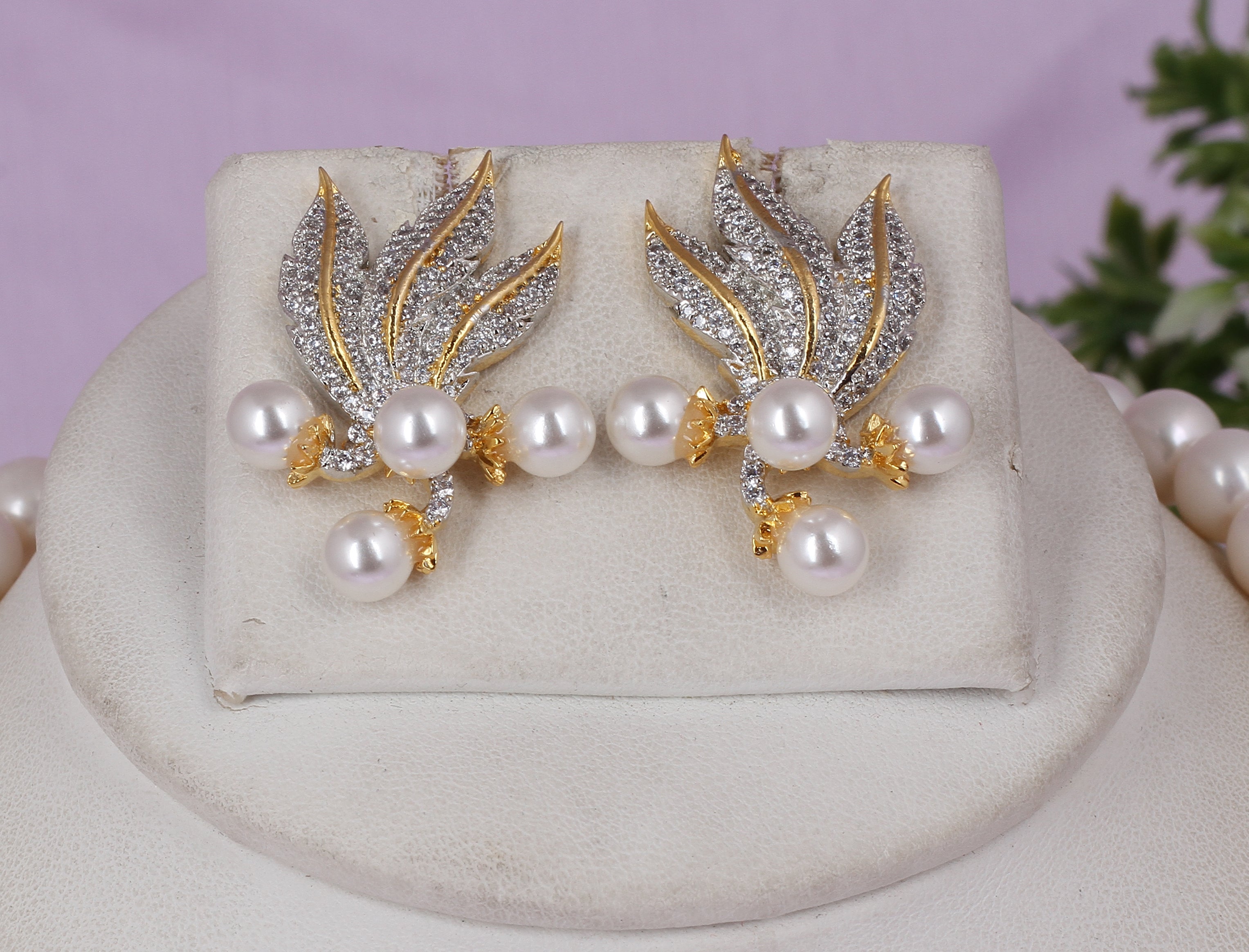 Real Natural Fresh Water Single String Pearl Set With Certificate(D.No ADPRLS1863)