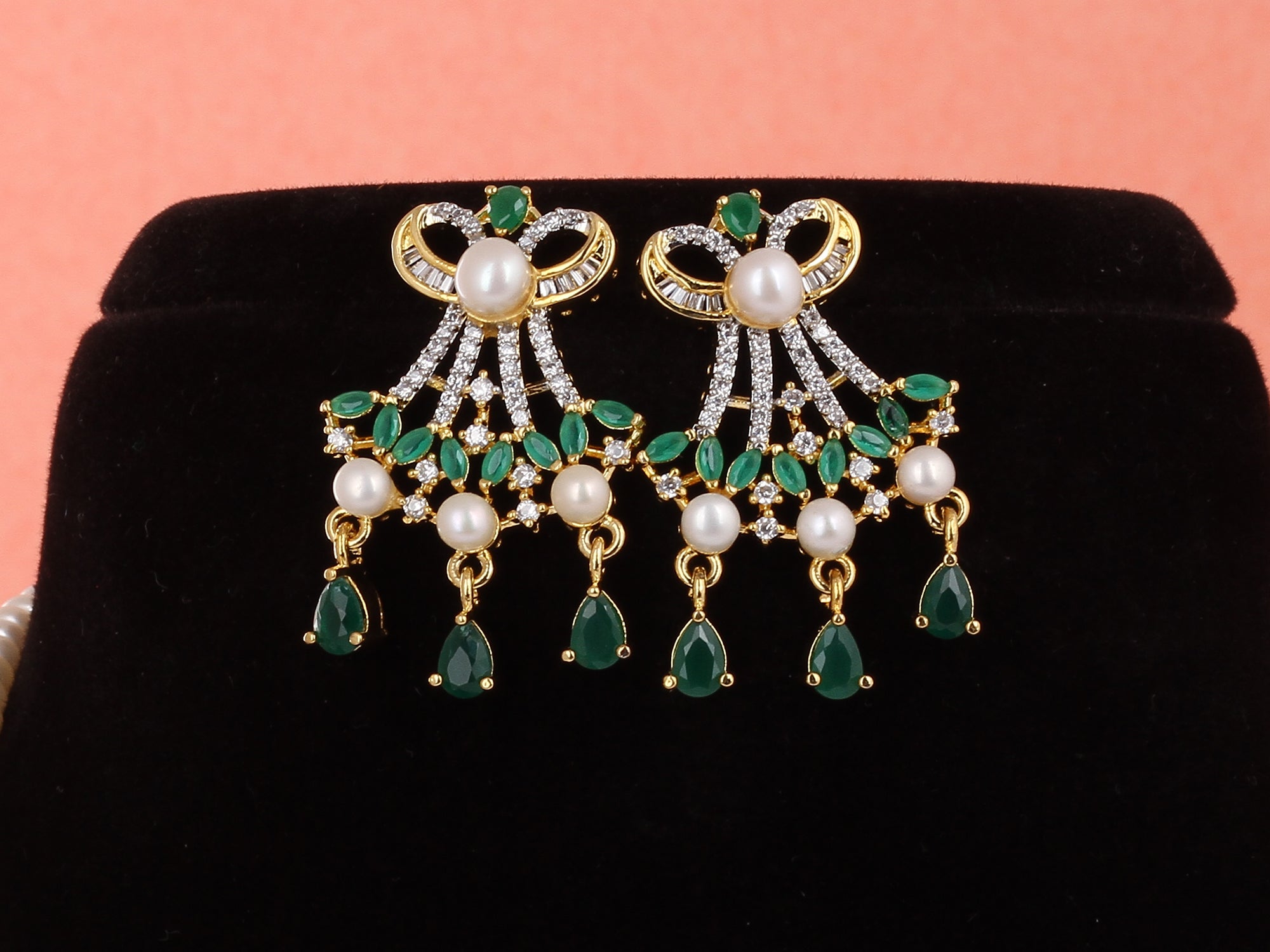Real Natural Fresh Water Pearls Rani Haar Set With Certificate(D.No ADPRLS1983)