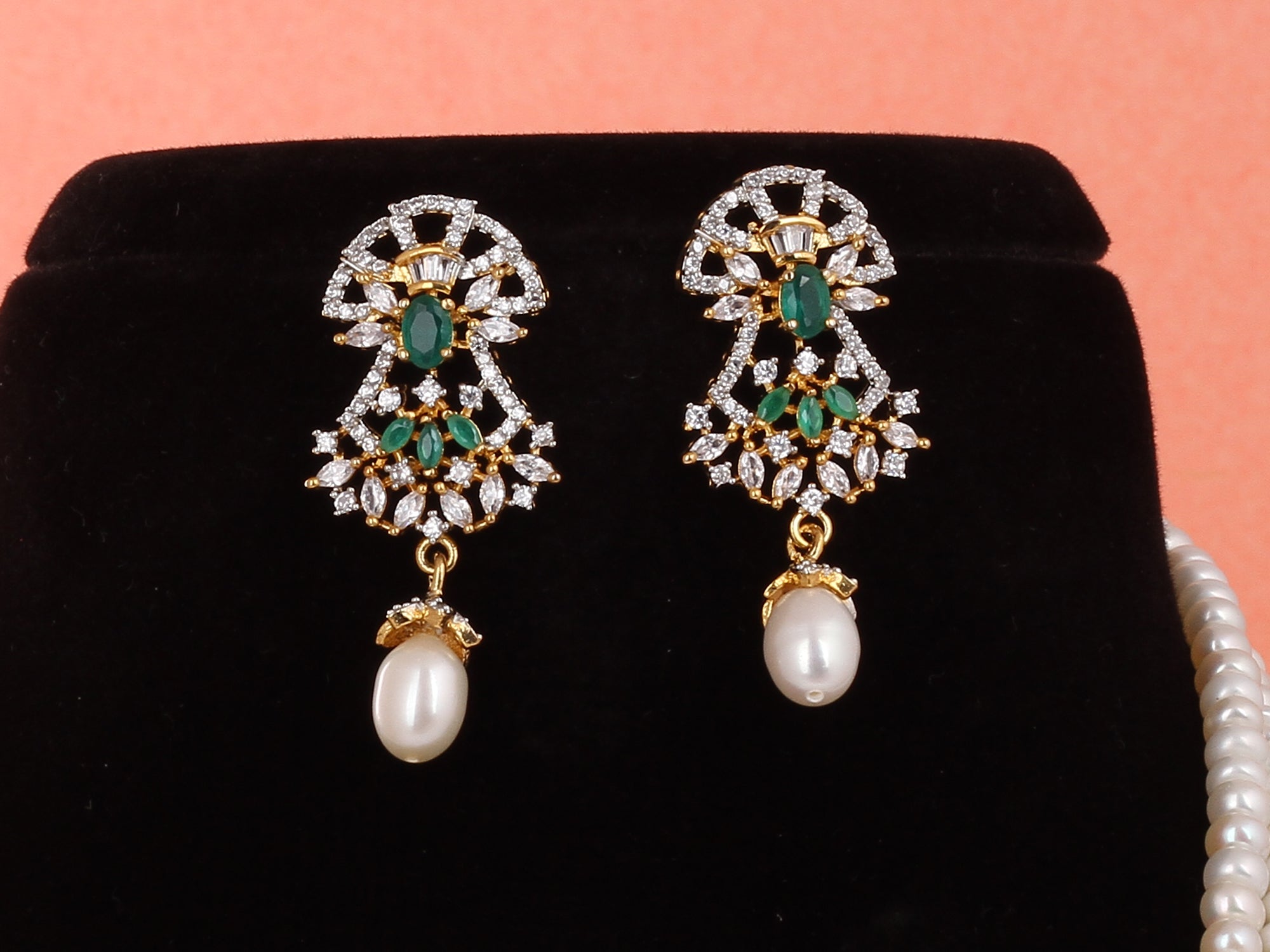 Real Natural Fresh Water Pearls Rani Haar Set With Certificate(D.No ADPRLS1991)