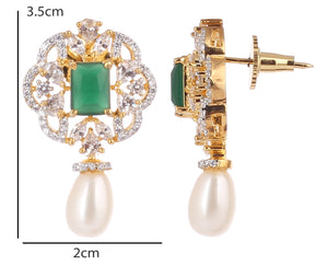 Real Natural Fresh Water Double String Pearls Set For Women With Certificate