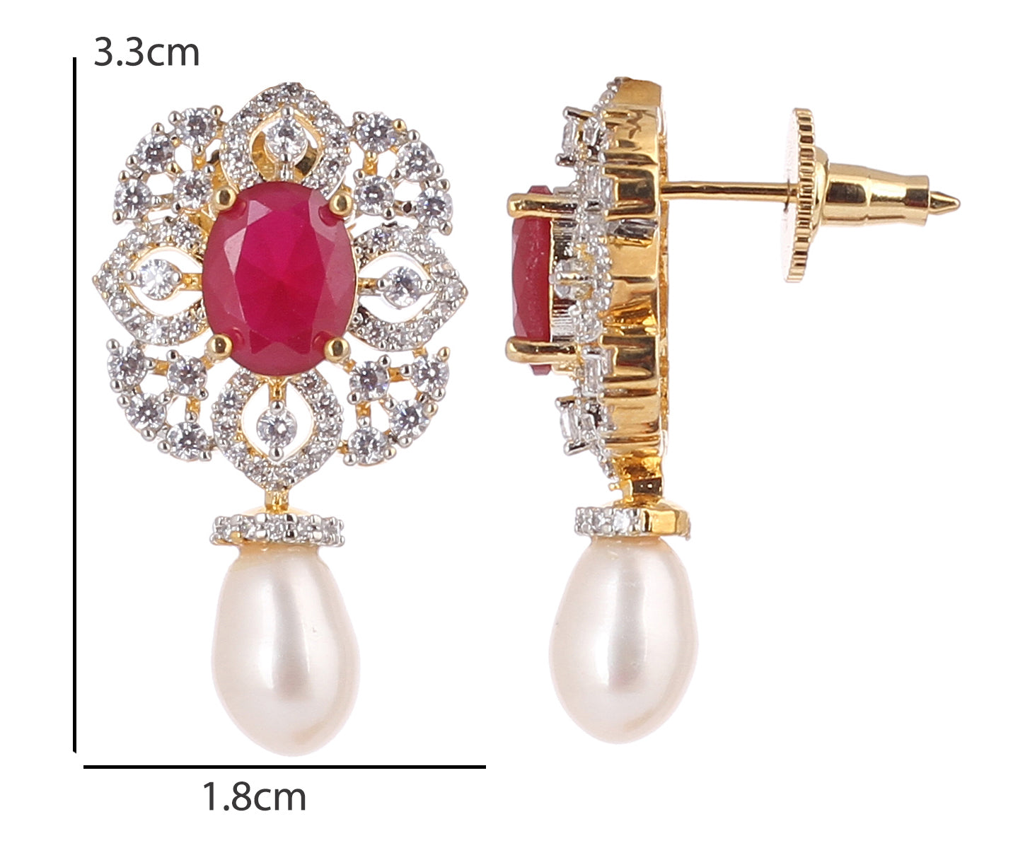 Real Natural Fresh Water Single String Pearls Set For Women With Certificate