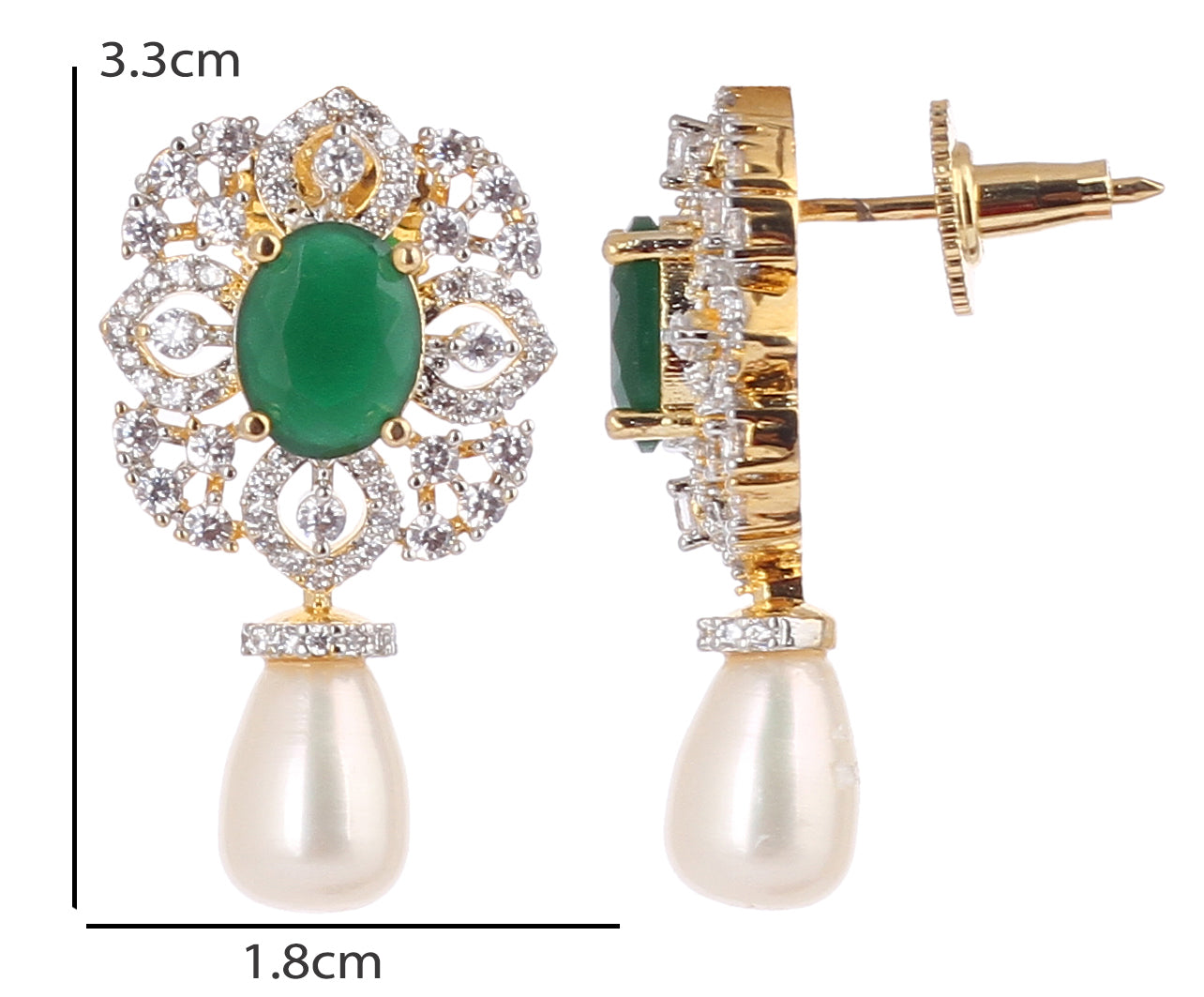 Real Natural Fresh Water Single String Pearls Set For Women With Certificate