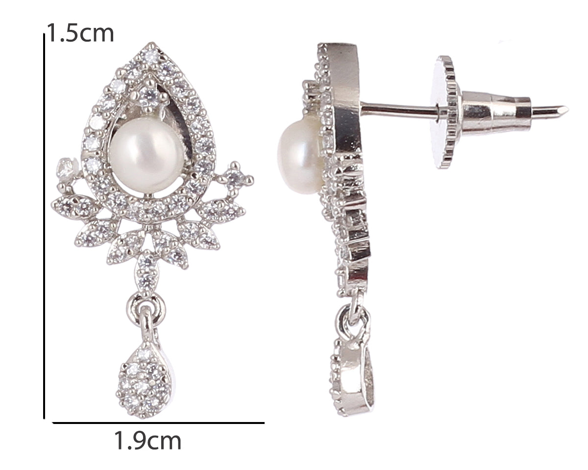 Real Natural Fresh Water Single String Pearls Set For Women With Certificate