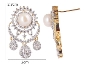 Real Natural Fresh Water Single String Pearls Set For Women With Certificate