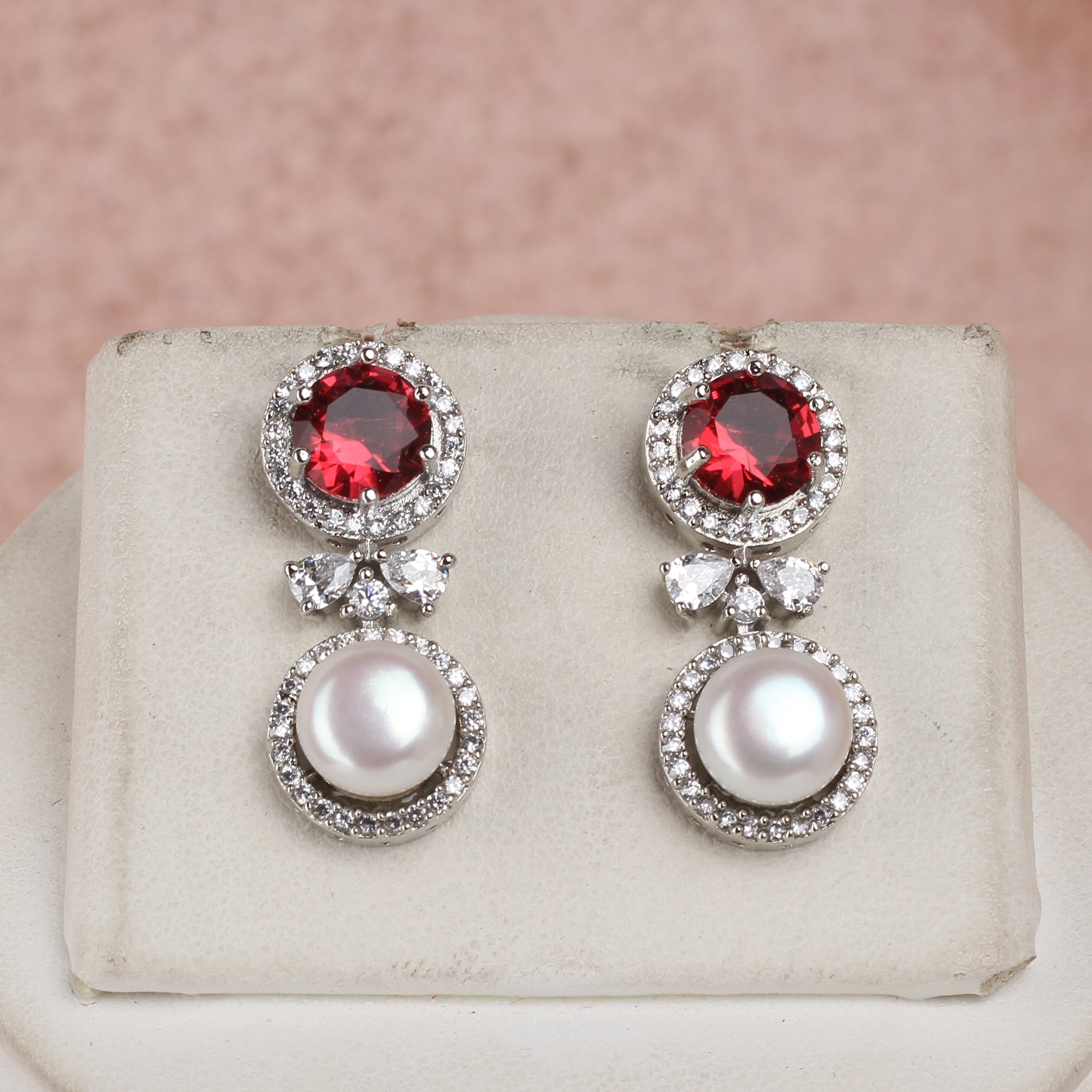 Real Natural Fresh Water Single String Pearls Set For Women With Certificate(D.No ADPRLS2206)