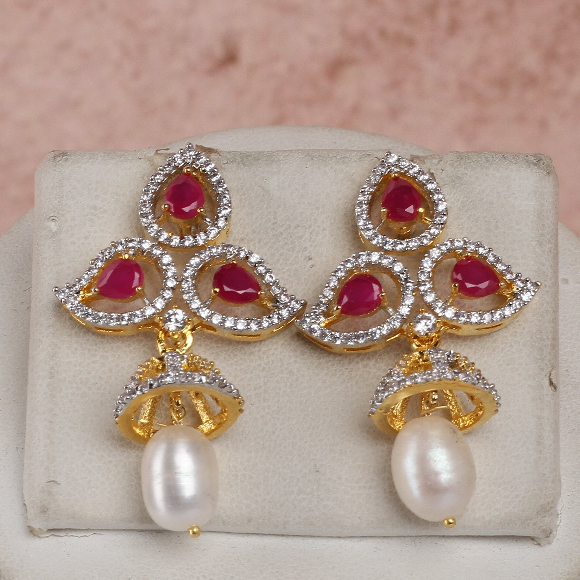 Real Natural Fresh Water Single String Exclusive Pearls Set For Women With Certificate(D.No ADPRLS2312)