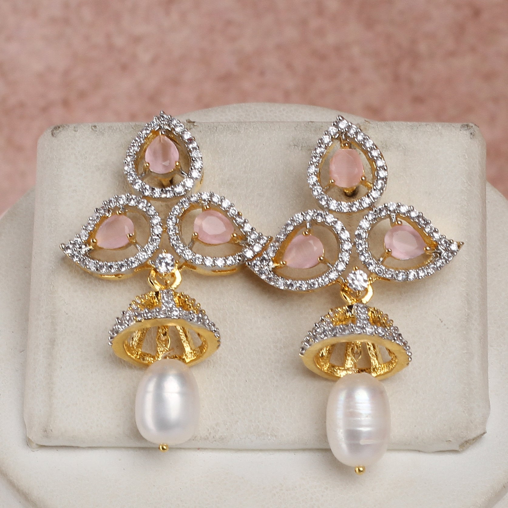 Real Natural Fresh Water Single String Exclusive Pearls Set For Women With Certificate(D.No ADPRLS2313)