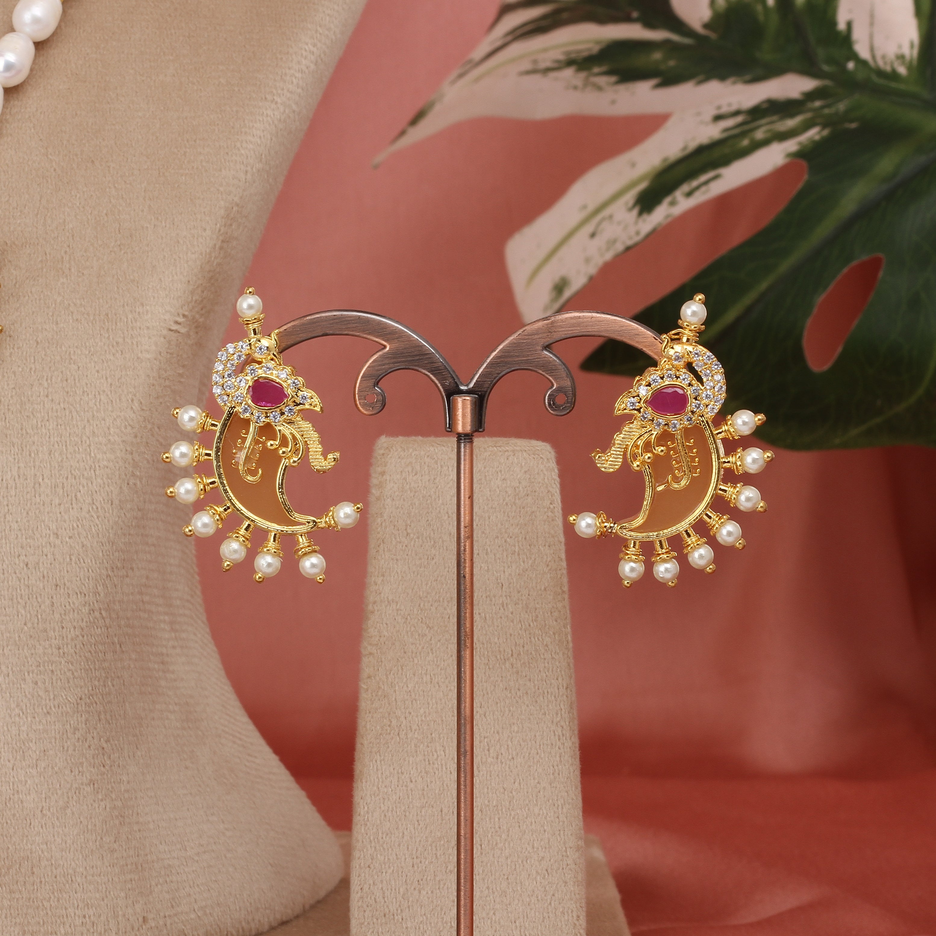 Real Natural Fresh Water Single Line Pearl Set For Women With Certificate(D.No ADPRLS2316)