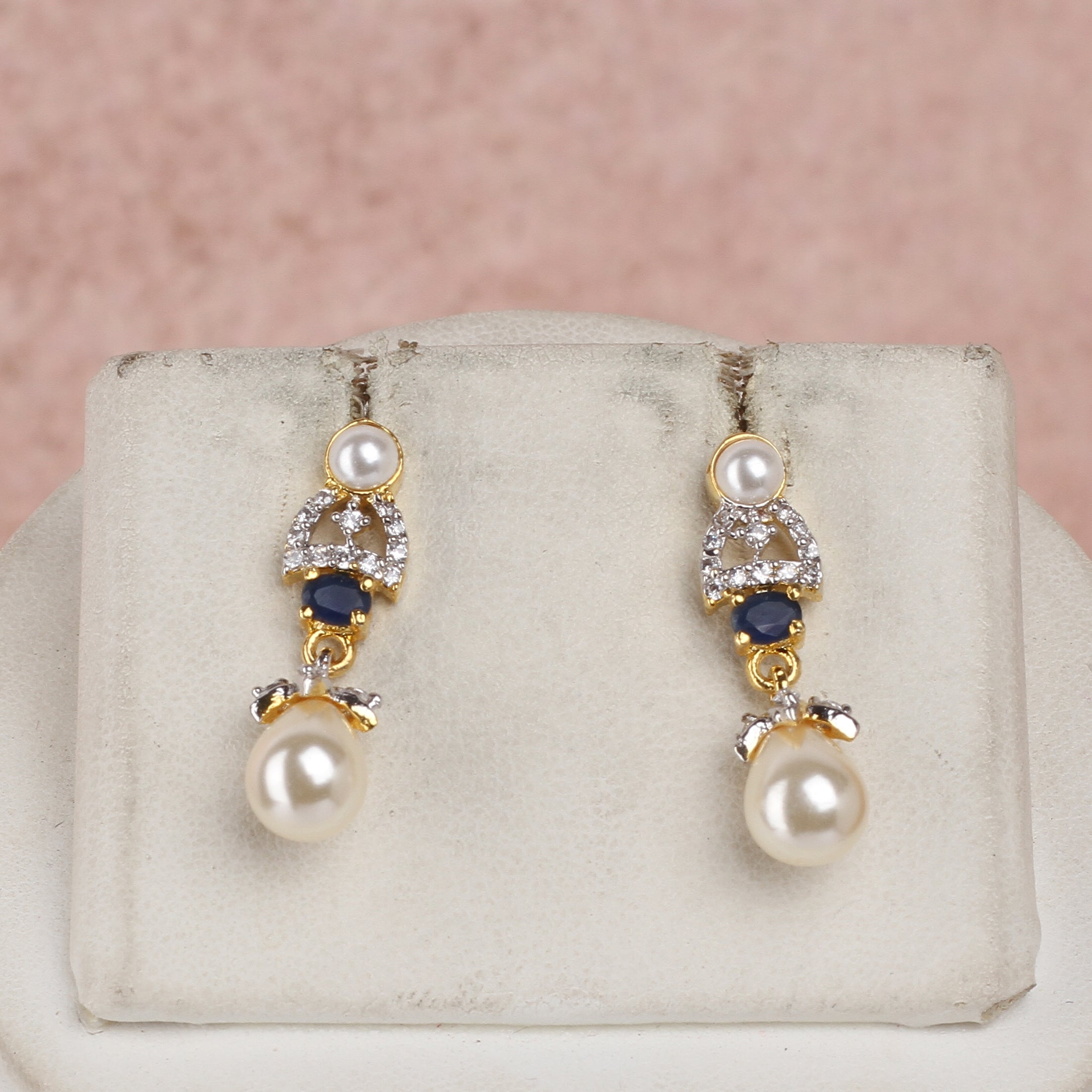 Real Natural Fresh Water Single String Small Size Pearls Set For Women With Certificate(D.No ADPRLS2317)