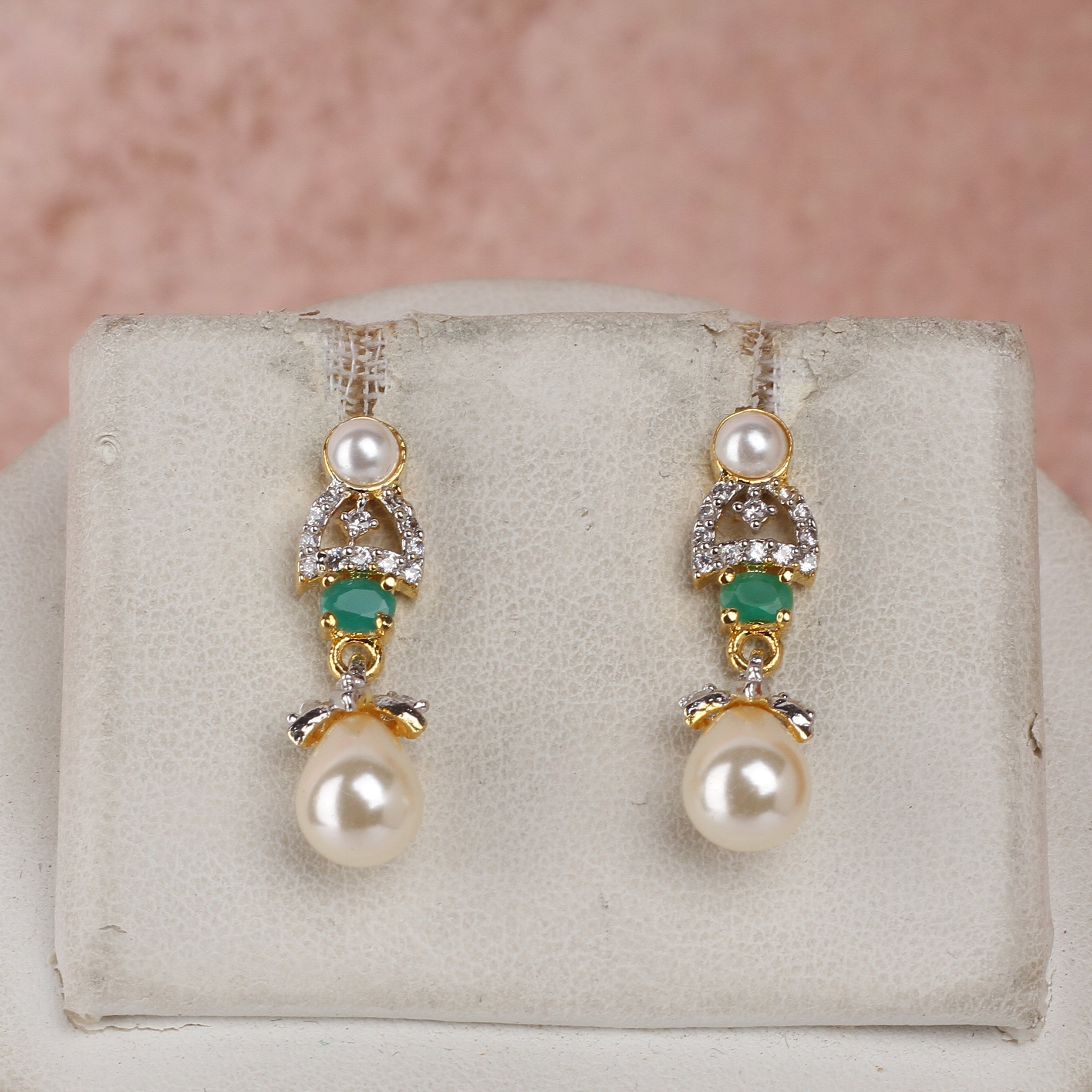 Real Natural Fresh Water Single String Small Size Pearls Set For Women With Certificate(D.No ADPRLS2318)