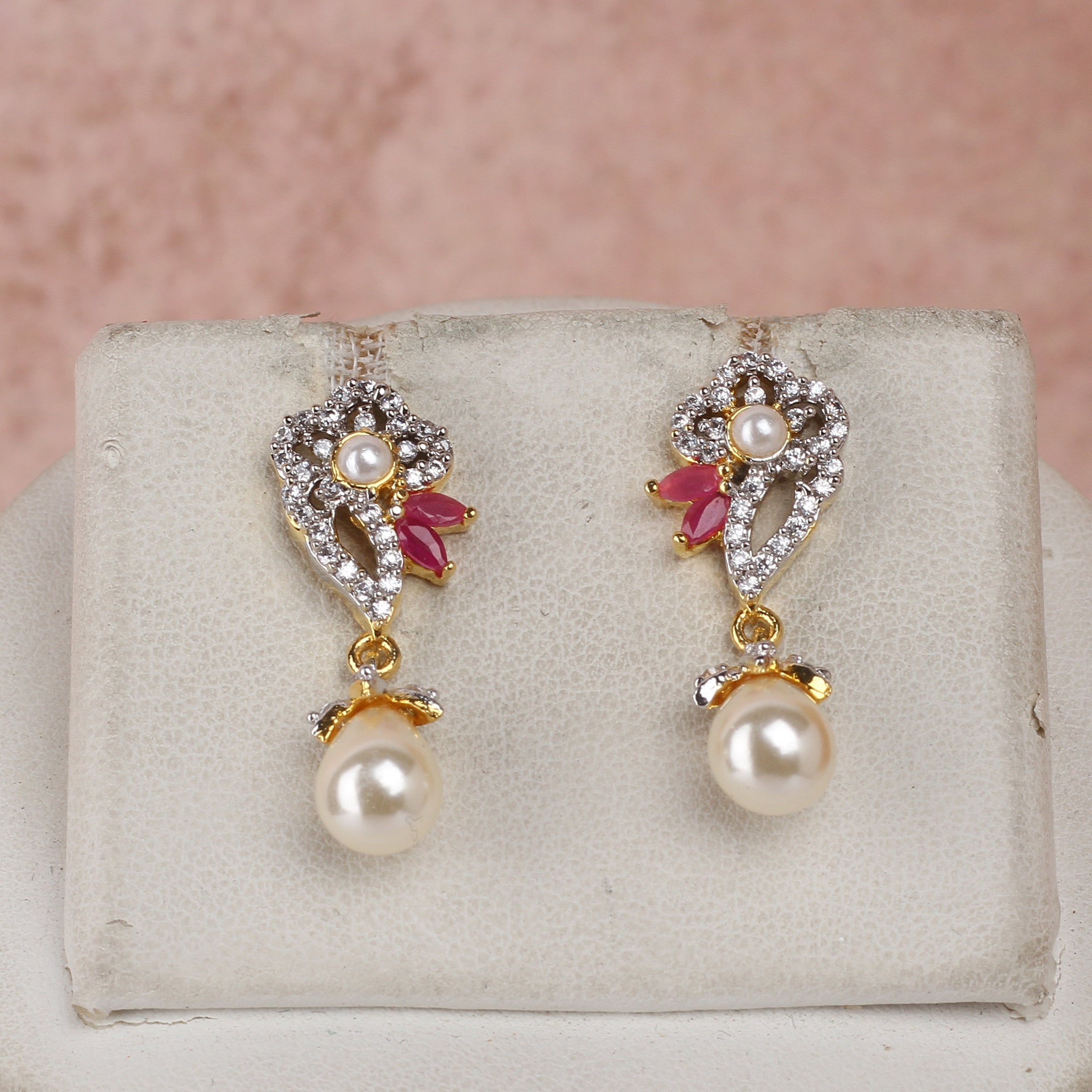 Real Natural Fresh Water Single String Small Size Pearls Set For Women With Certificate(D.No ADPRLS2321)